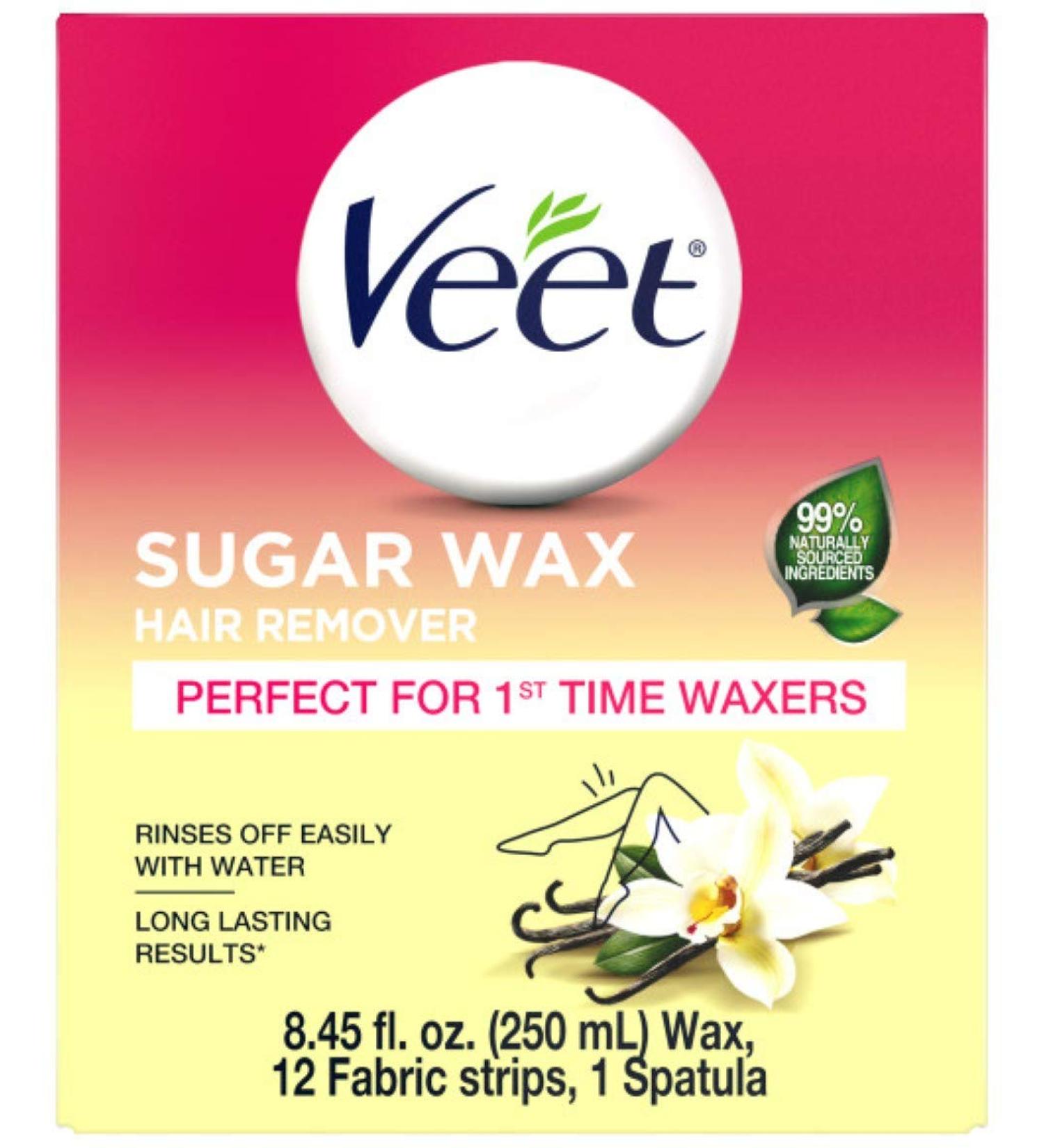 VEET Sugar Wax Hair Remover Kit - Floral Vanilla Fragrance - 250ml (Pack of 2) - Buy Online on GoSupps.com