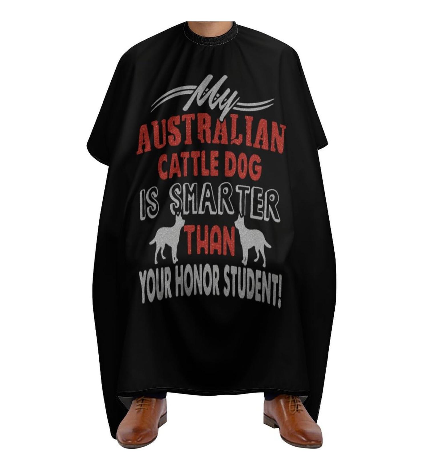 Adjustable My Australian Cattle Dog Barber Cape - Smart Hair Cutting Salon Apron for Adults - Buy Online on GoSupps.com