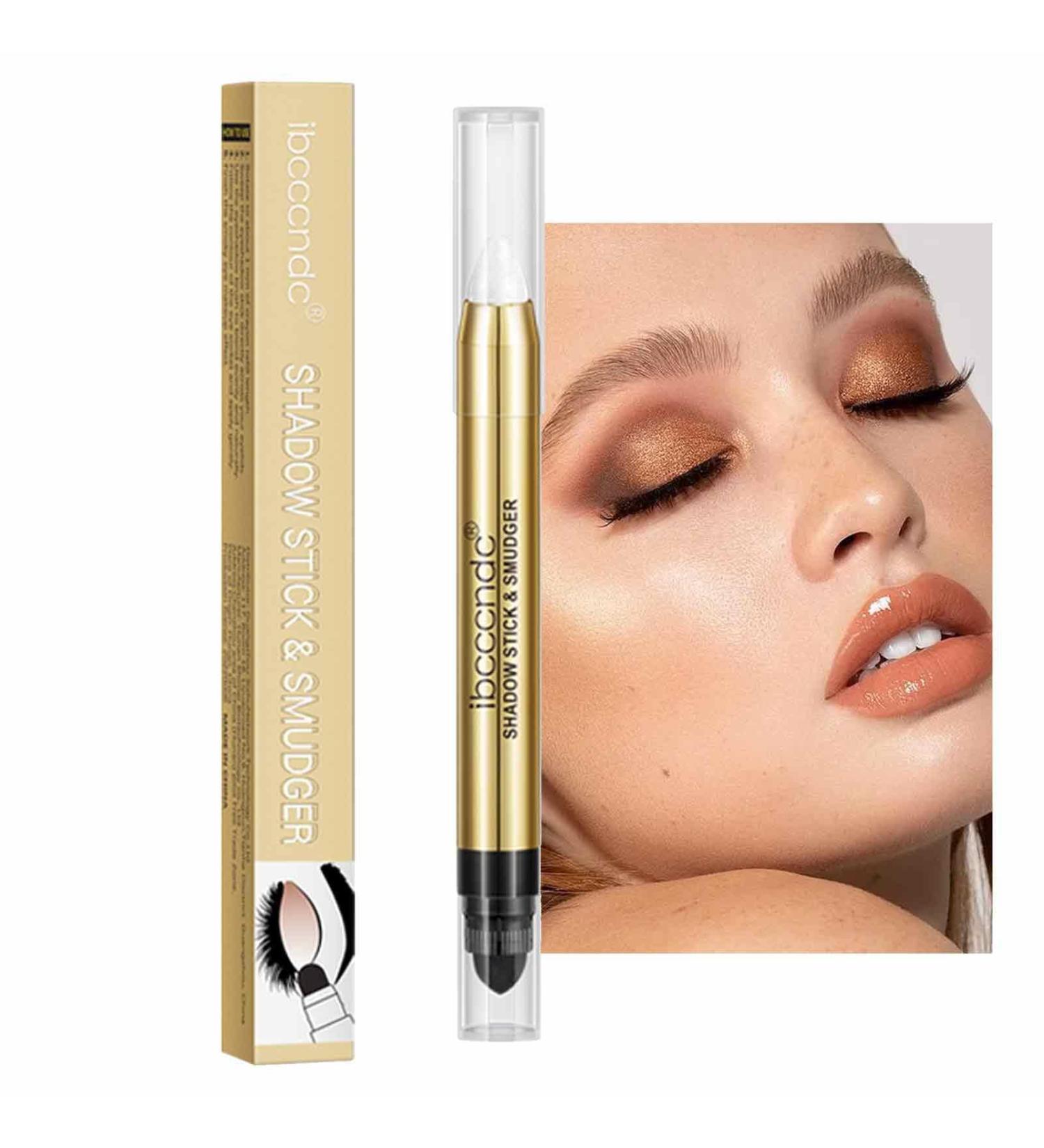 Glitter Eyeshadow | Waterproof Double Ends Eye Shadow Pencil Crayon - Long Lasting Shimmer Cream Eyeshadow Pencil Crayon for Favor 4# - Buy Online on GoSupps.com