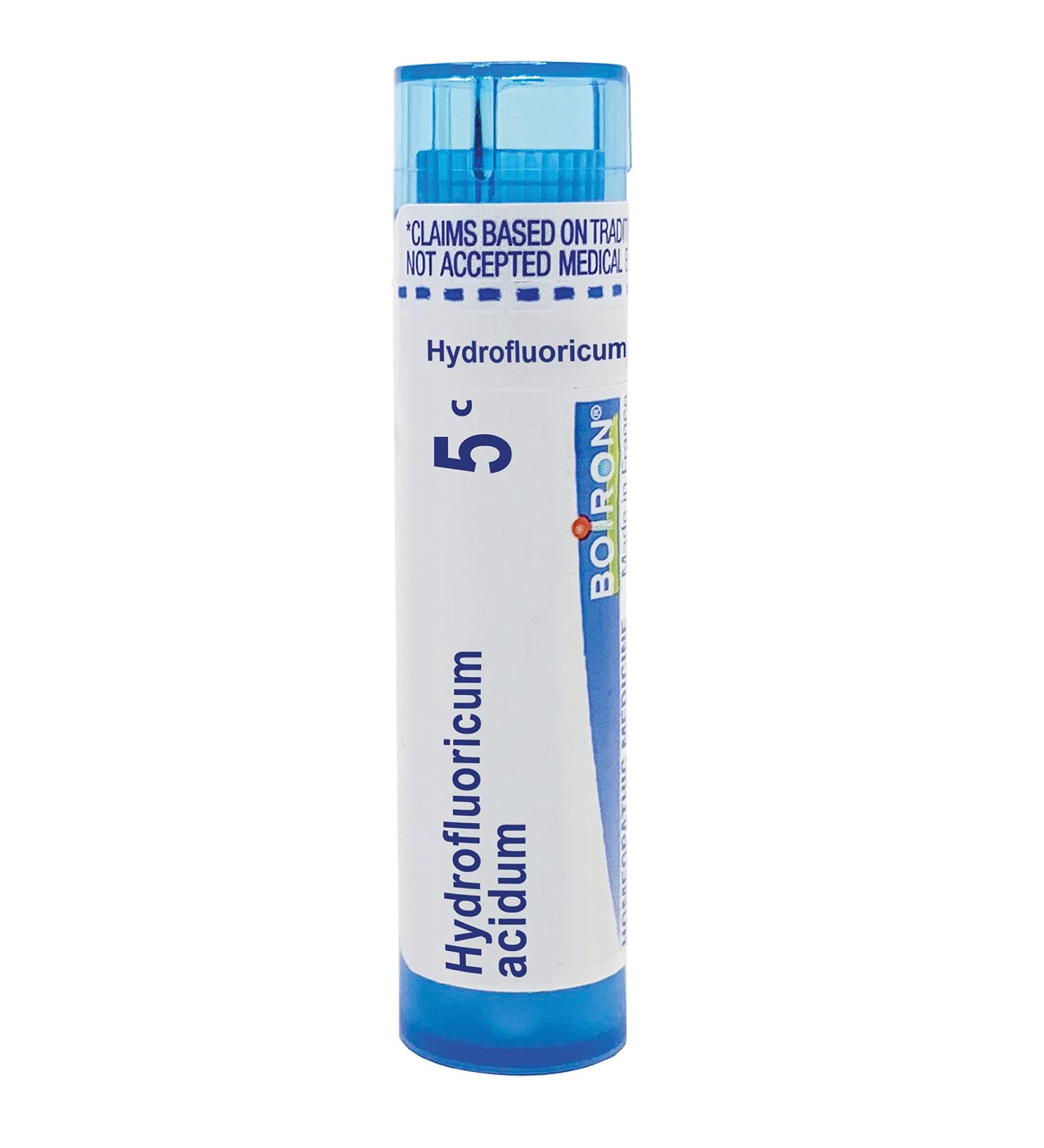 Boiron Hydrofluoricum Acidum 5C 80 Pellets for Intellectual Fatigue Hair Loss & Itching Relief | International Shipping Available - Buy Online on GoSupps.com
