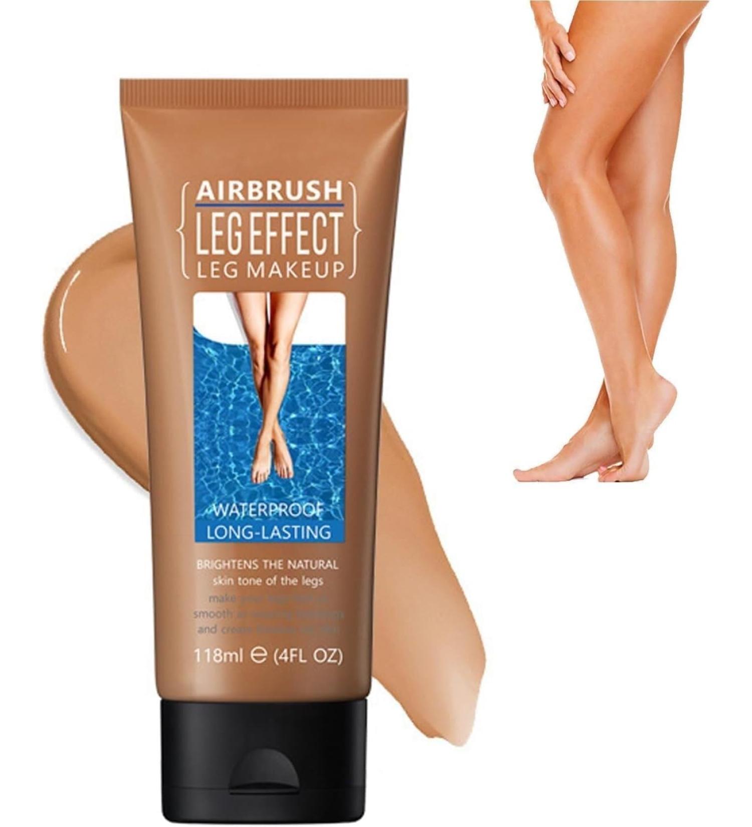 Waterproof Leg Makeup No Transfer Waterproof Non Slip Tricolor Foundation for Legs Long Lasting Body Foundation - Buy Online on GoSupps.com