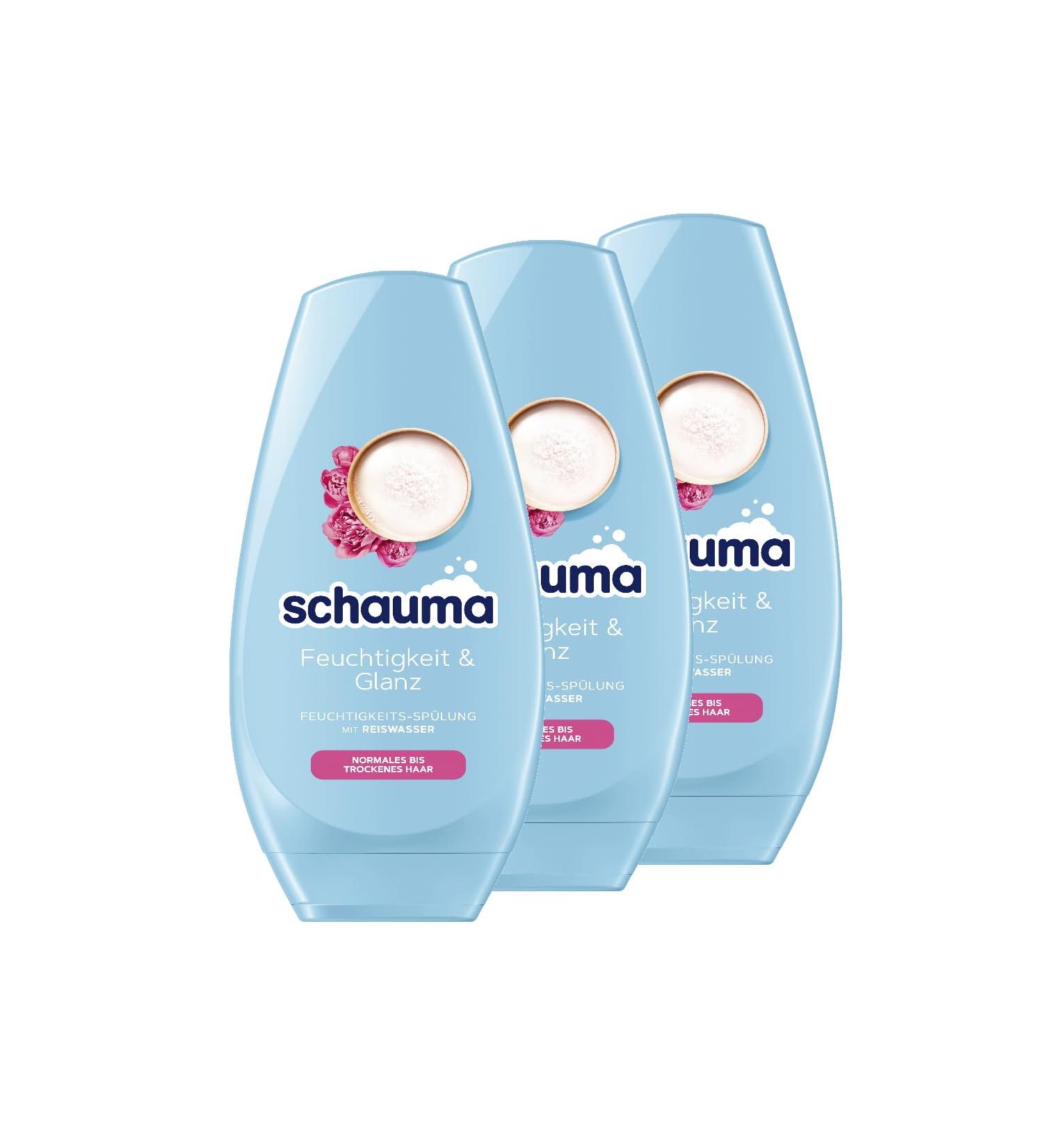  Schauma Schauma Schwarzkopf Set of 3 moisturizing and shine-enhancing conditioners (3 x 250 ml) conditioner for normal to dry hair - Buy Online on GoSupps.com