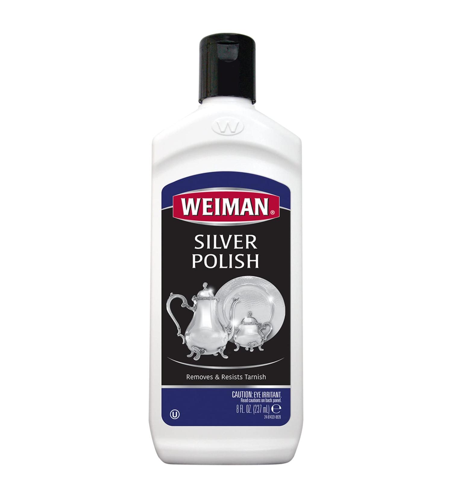 Weiman Silver Polish & Cleaner - 8oz | Shine, Protect & Prevent Tarnish - Buy Online on GoSupps.com