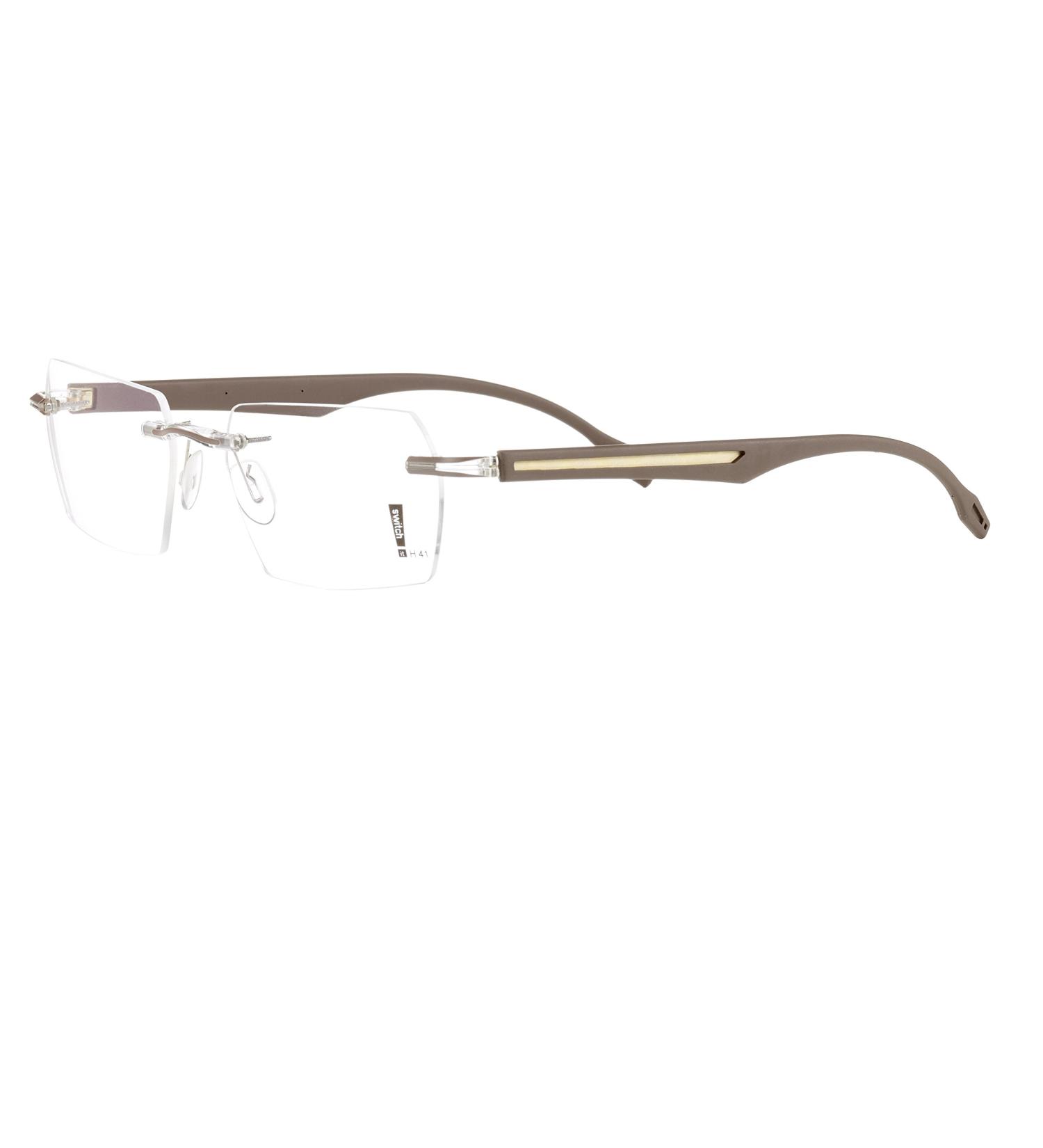 Switch it! Set - interchangeable temples with recess and metal insert - in various colours 140mm 692: light brown-gold