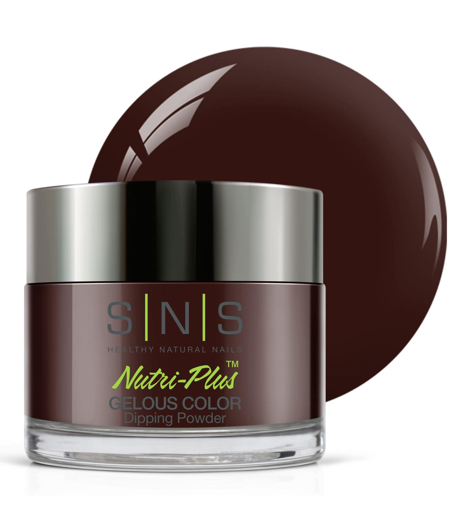 SNS Nail Dip Powder - Gelous Color Dipping Powder - Driven (Wine Cream Finish) - Long-Lasting Low-Odor No UV Lamp - 1 oz AC29 - Buy Online on GoSupps.com