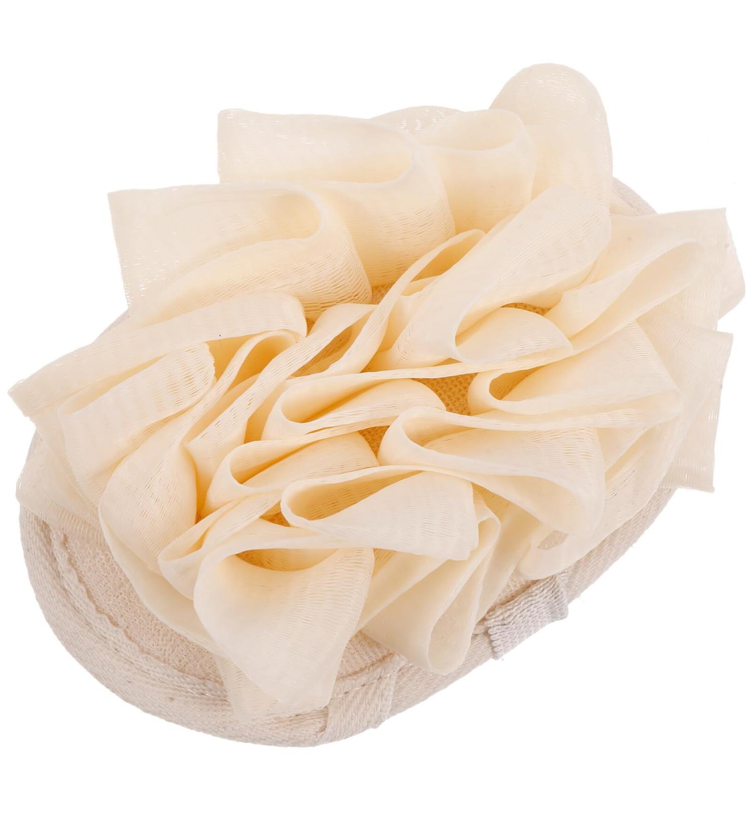 NOLITOY Exfoliating Mesh Shower Puff & Scrubber Ball | Bath Sponge for Men & Women - Luxurious Body Care - Buy Online on GoSupps.com