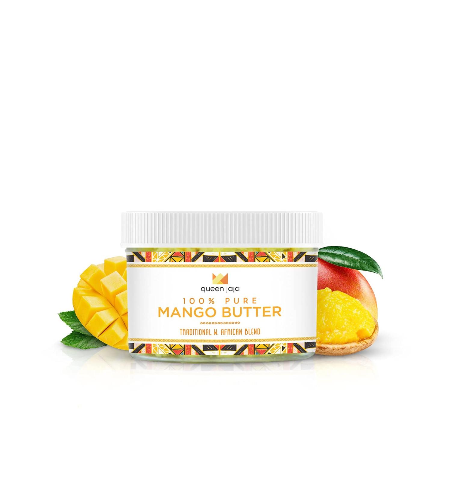 Handcrafted 100% Pure Mango Butter - Traditional West African Blend | Small Batch Nutrient Rich | 6 Ounce - Shop Now - Buy Online on GoSupps.com