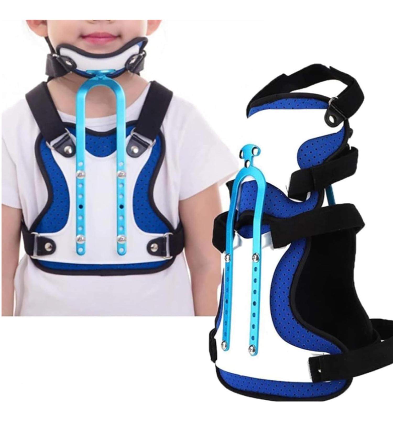 SFKLYU Children Spine Orthosis - Adjustable Back & Neck Support Brace for Rehabilitation & Postoperative Care - Buy Online on GoSupps.com