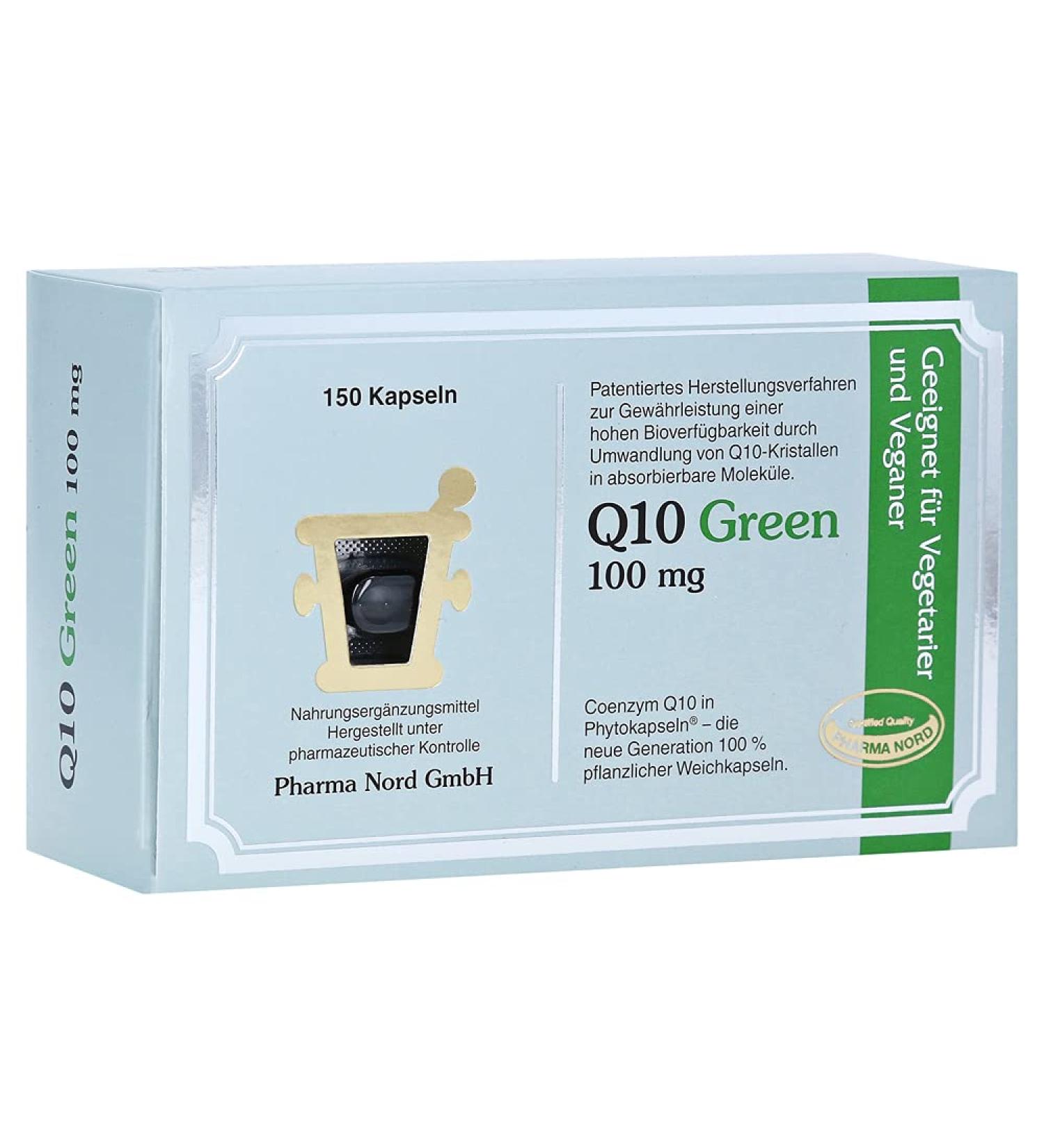 Q10 Green 100 mg capsules