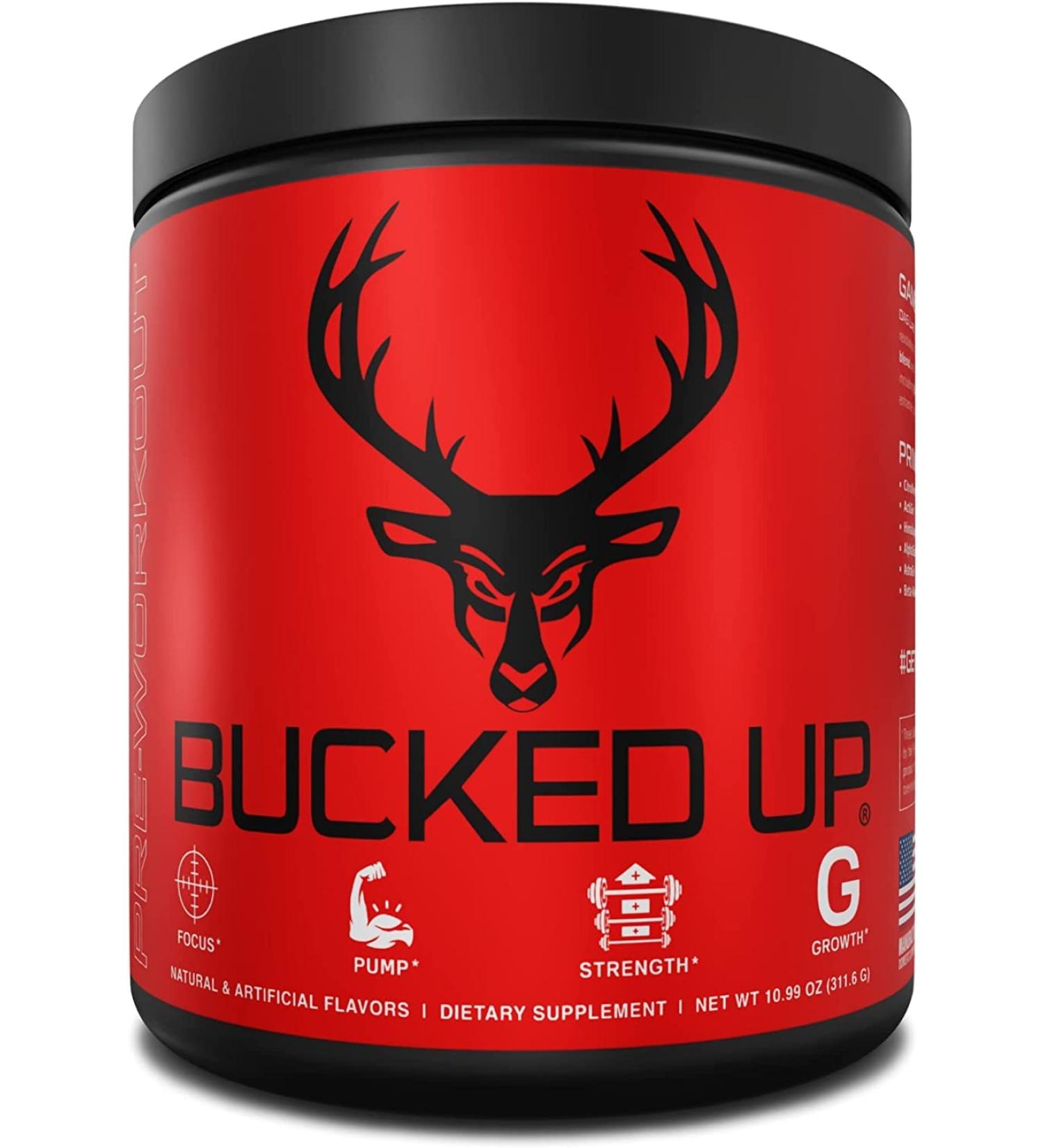 Bucked Up Pre Workout - 6g Citrulline, 2g Beta Alanine, Watermelon Flavor - Buy Online on GoSupps.com