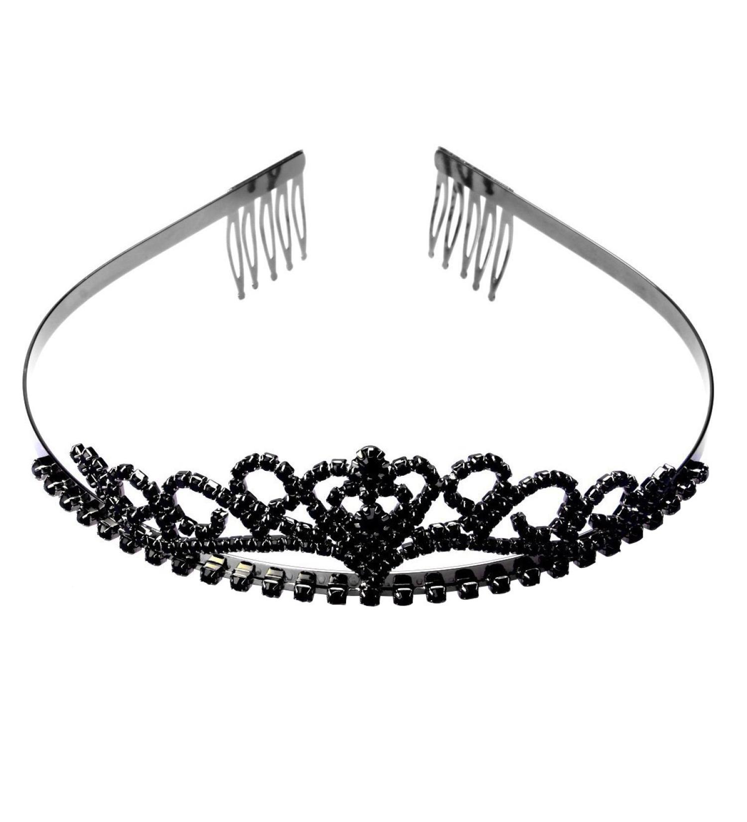 Bridal Tiara Crown - Rhinestone Wedding Hair Barrettes for Masquerade - 1st Choice - Buy Online on GoSupps.com