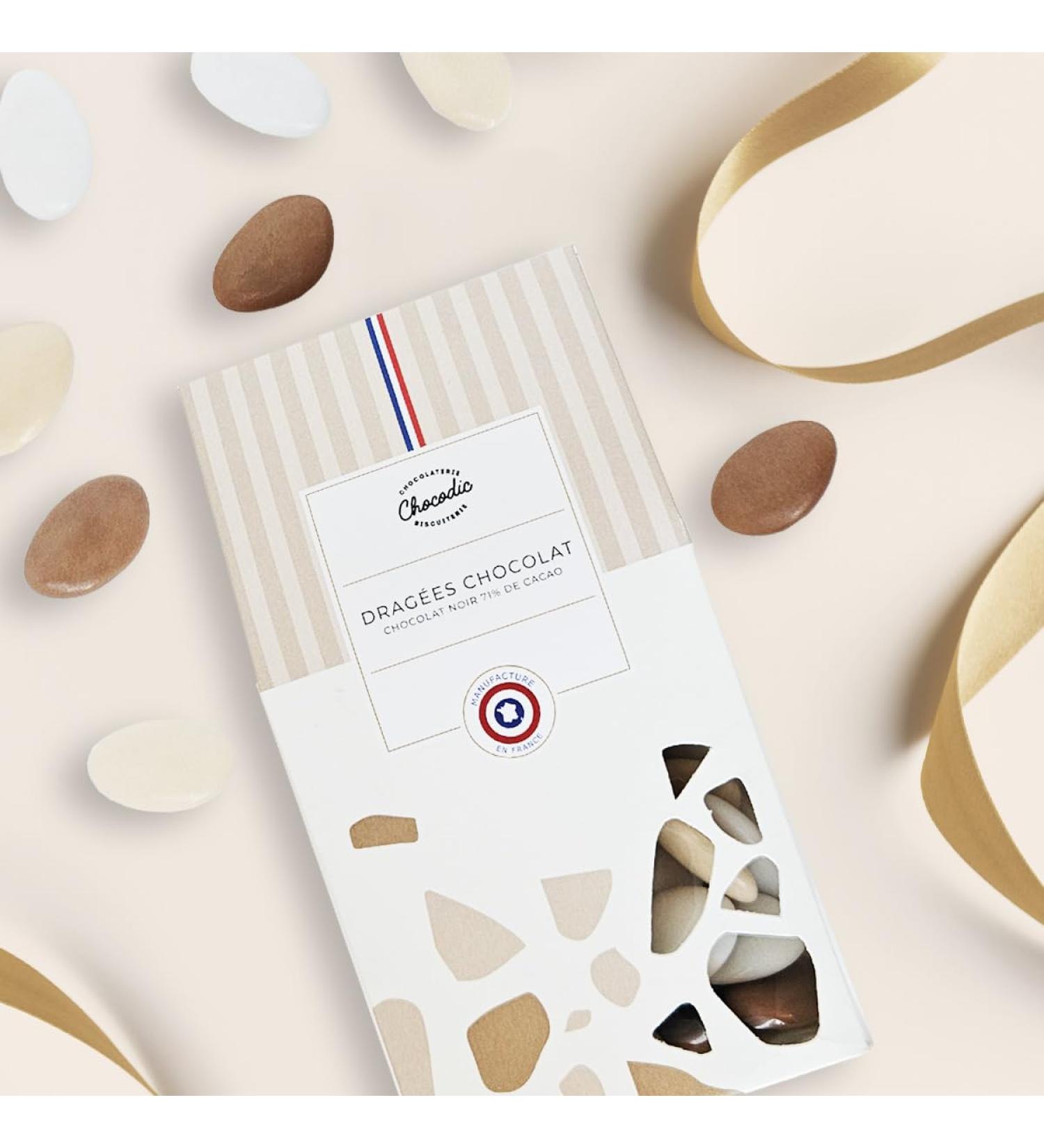 Coffret Drag es Chocolat | C ur intense de chocolat noir 71% cacao | Anniversaire F te des M res F te des P res P ques Remerciement