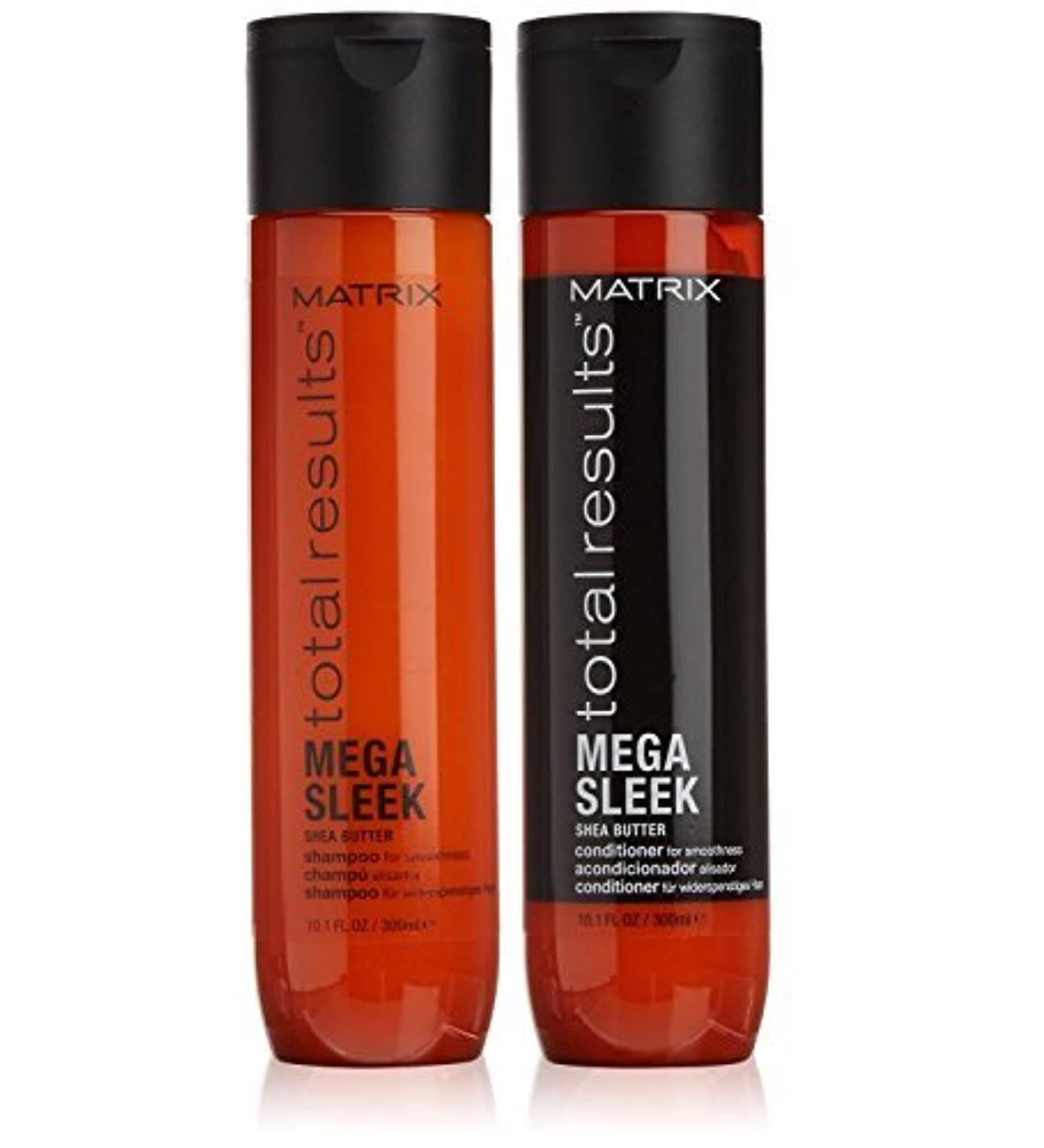 Matrix New Total Results Mega Sleek Shampoo 300 ml And Conditioner 300 ml by Total Results