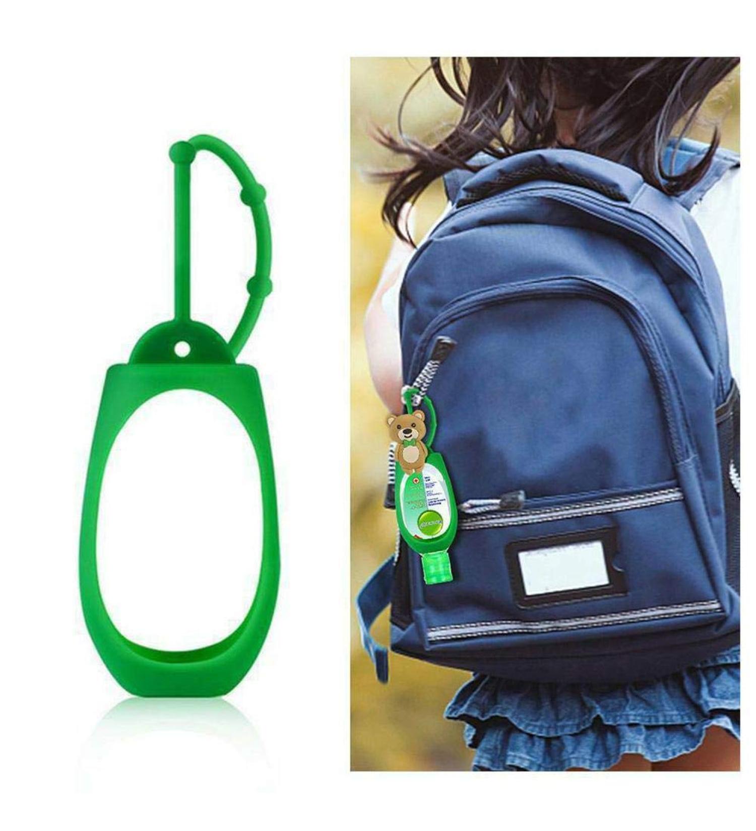 Verloco Hand Sanitizer Silicone Holder | Universal Protective Cover for Portable Bottles | 19.8 x 4 cm | Ideal for Scooters & On-the-Go - Buy Online on GoSupps.com