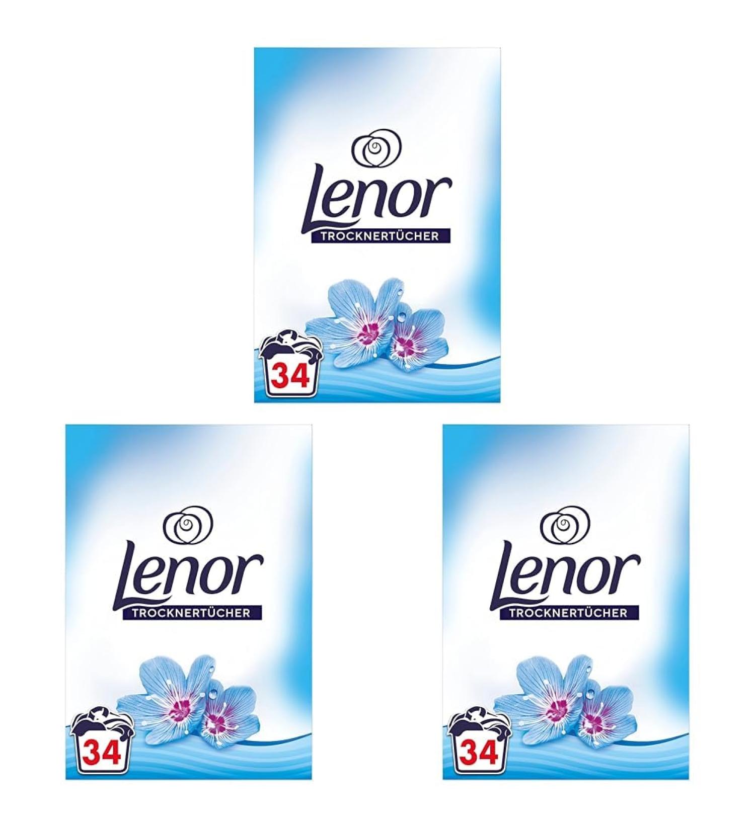 Buy Lenor Dryer Sheets April Fresh - 102 Sheets (Pack of 3) | International Shipping Available - Buy Online on GoSupps.com