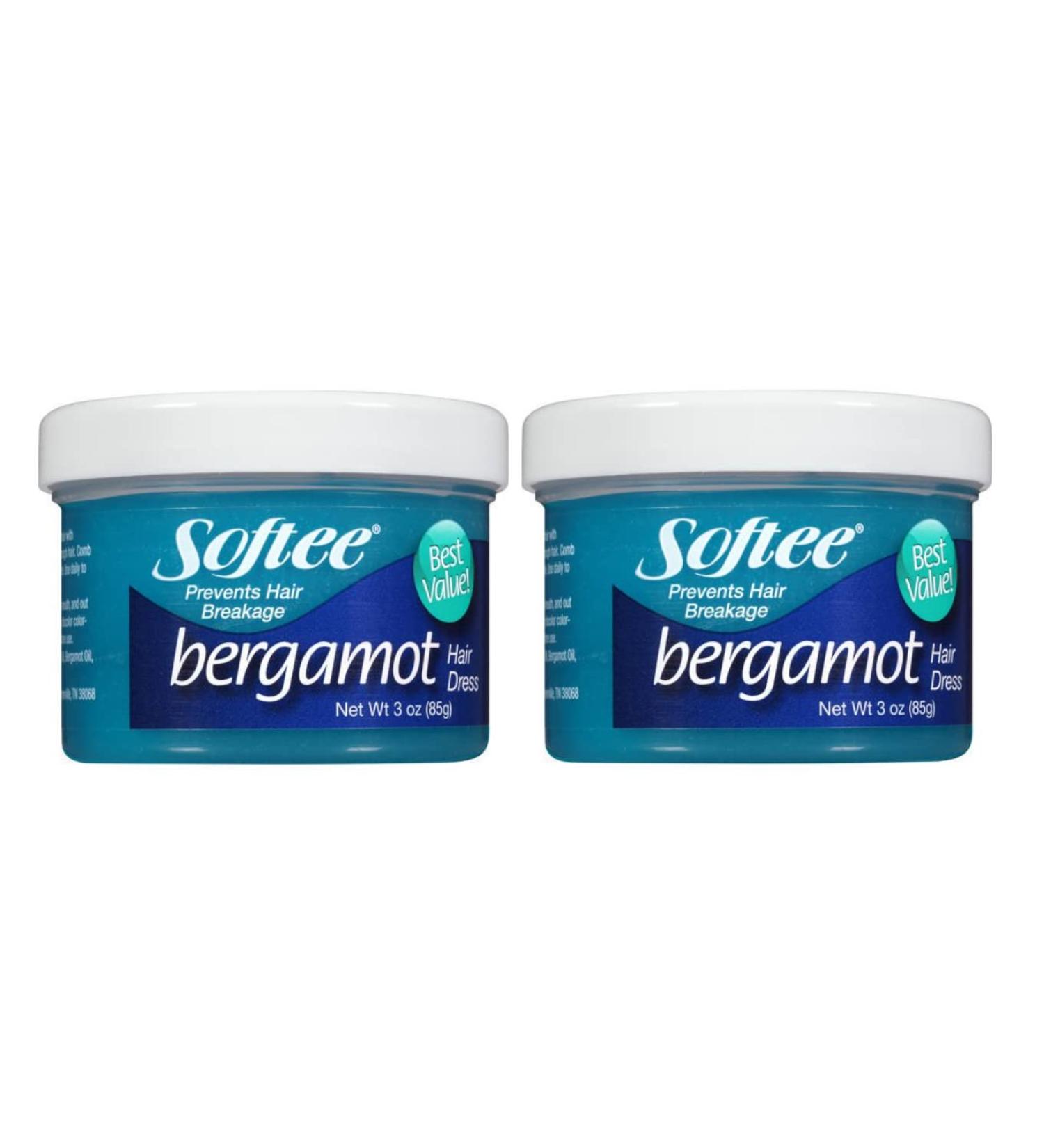 Softee Bergamot Daily Hair Dress Best Value 3 Ounce 2 Pack (6 Ounces Total)