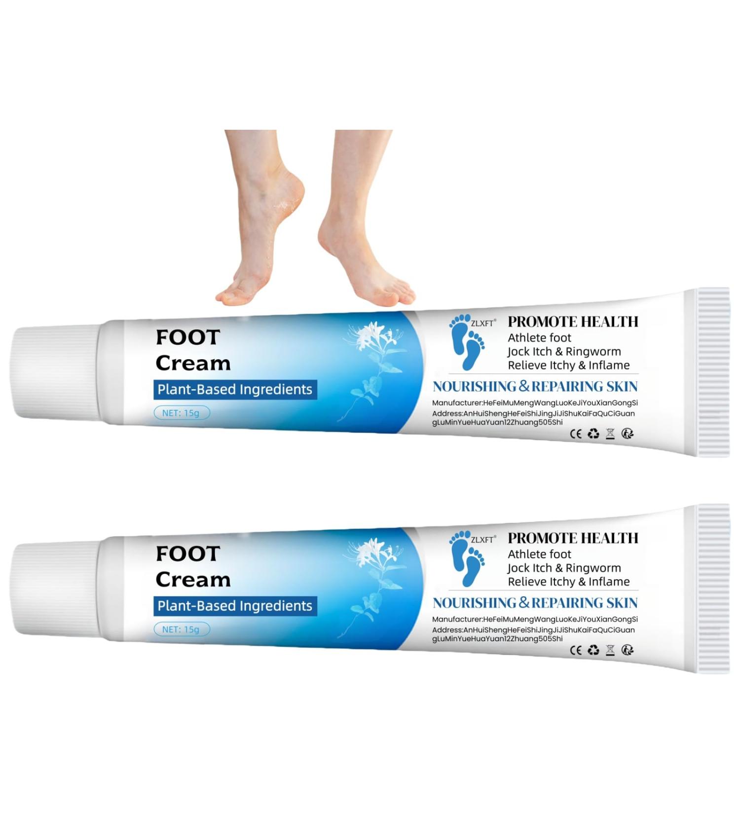  ZLXFT 2 Pack Anti Fungus Foot Gels Itching Cream Anti Fungus Cream Deodorant Foot Cream Atypical Ingredients Anti-Fungal Oint - Buy Online on GoSupps.com