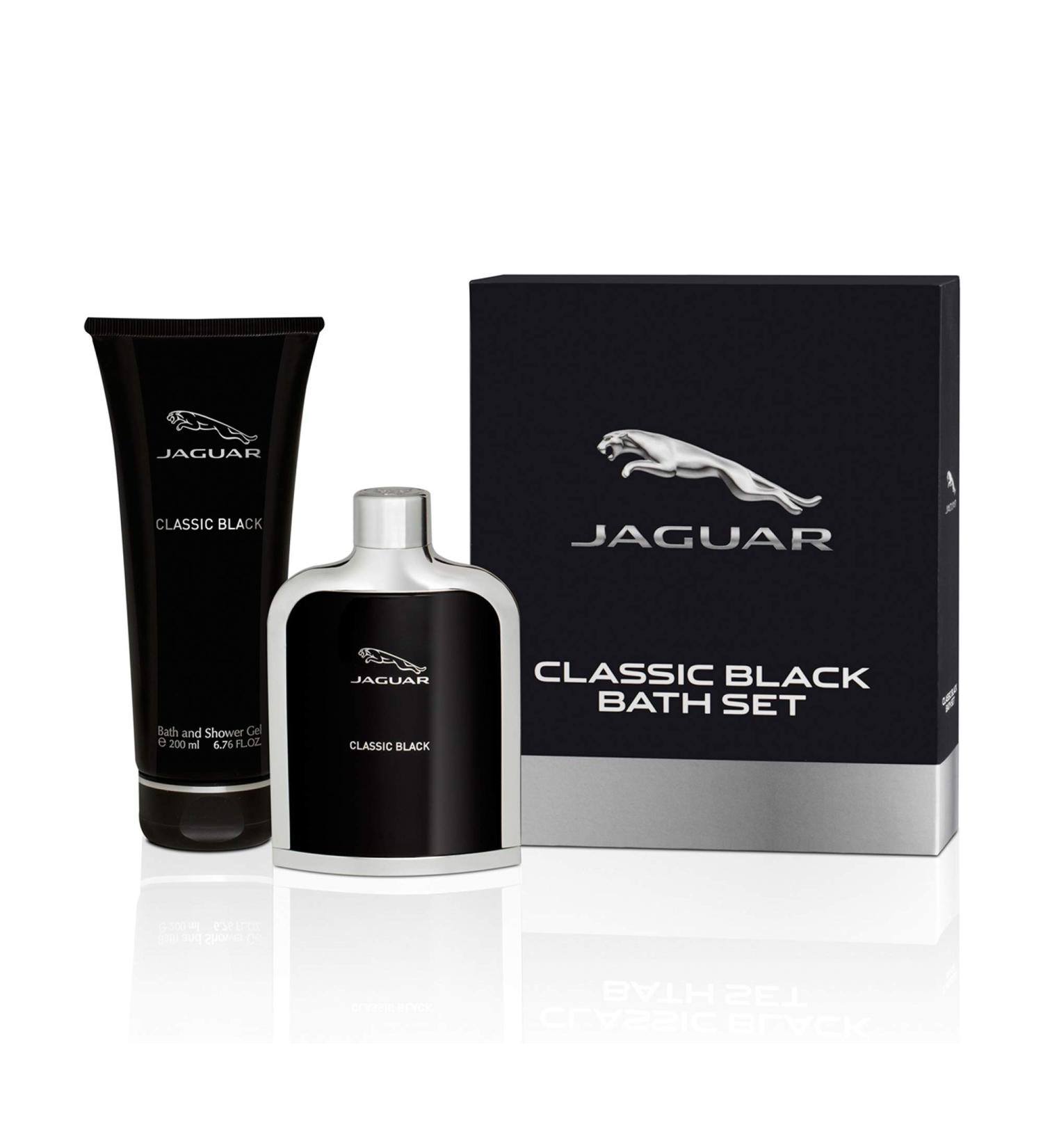 Jaguar Classic Black for Men - 2 Pc Gift Set 3.4oz EDT Spray 6.7oz Bath and Shower Gel 5.05 Ounce (Pack of 2) - Buy Online on GoSupps.com