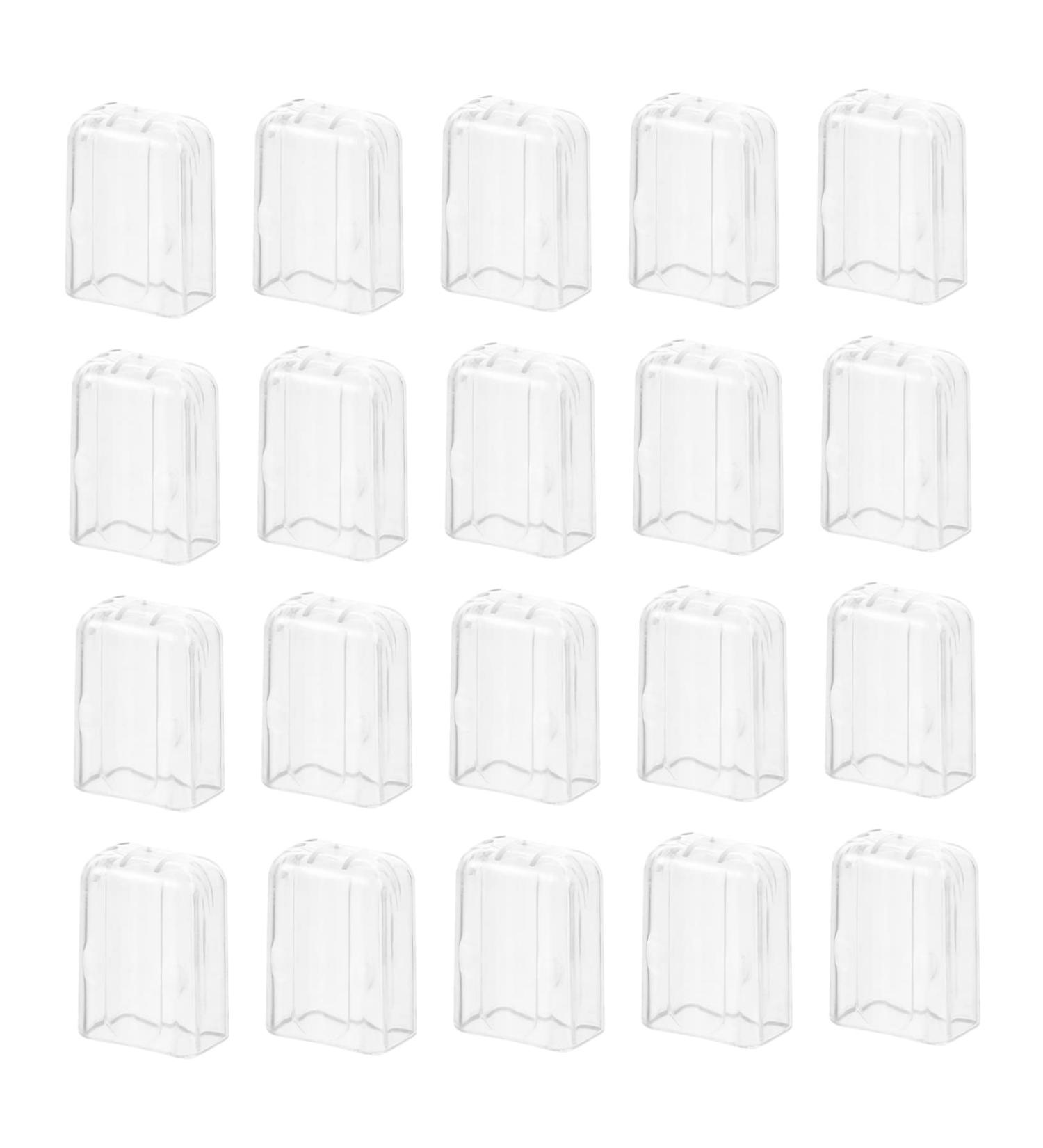 Buy Tovinanna 20-Piece Dust Protection Travel Toothbrush Covers - Transparent Toothbrush Caps & Lids for Travel | International Shipping - Buy Online on GoSupps.com