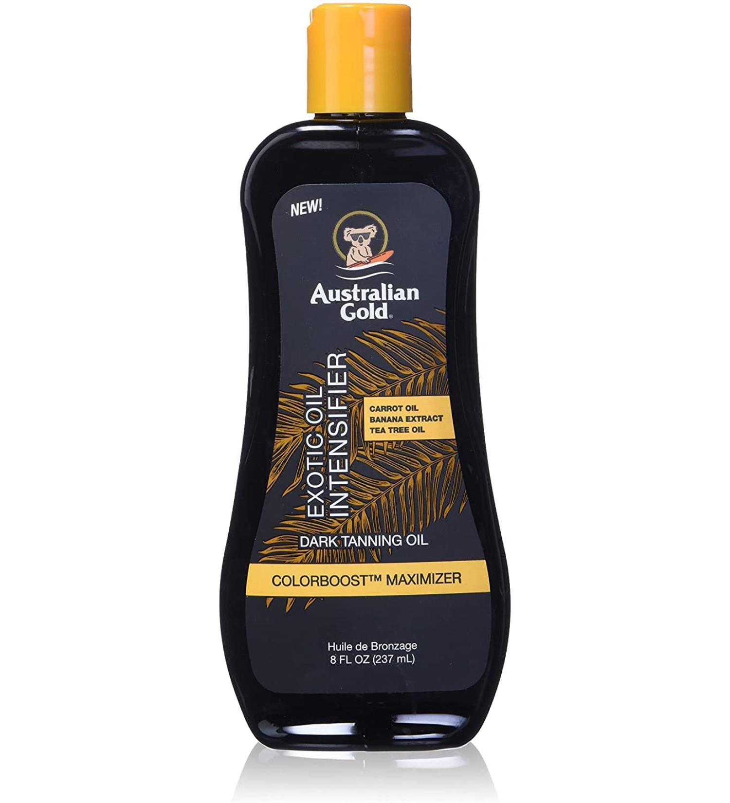 Australian Gold Dark Tanning Exotic Oil with Carrot Extract 8 Fl Oz - Pack of 1 - Buy Online on GoSupps.com