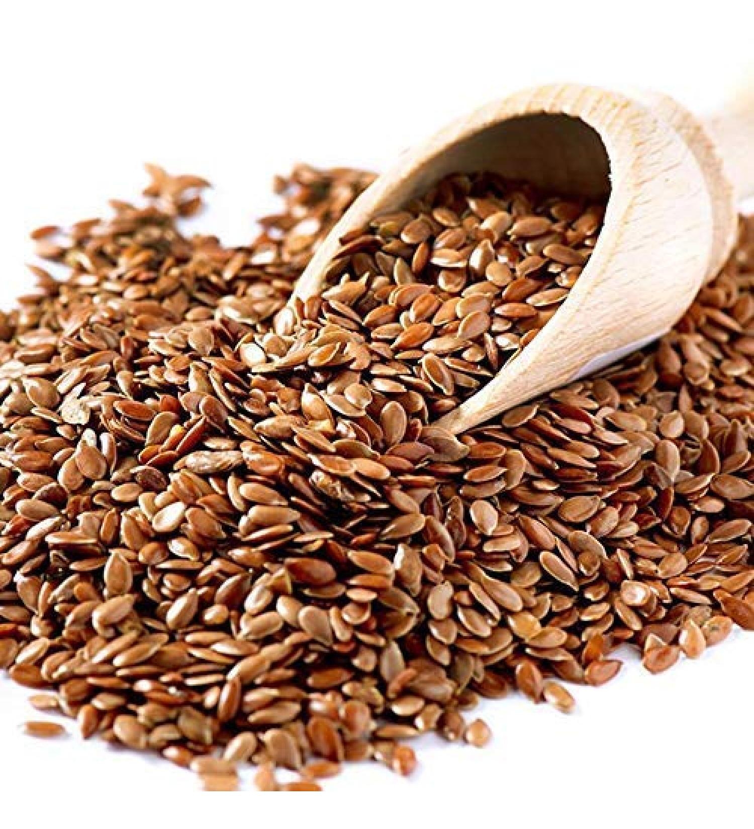 Om Shanti DBH Box Alsi - Flax Seed - Linum usitatissimum (500 GM) - Buy Online on GoSupps.com