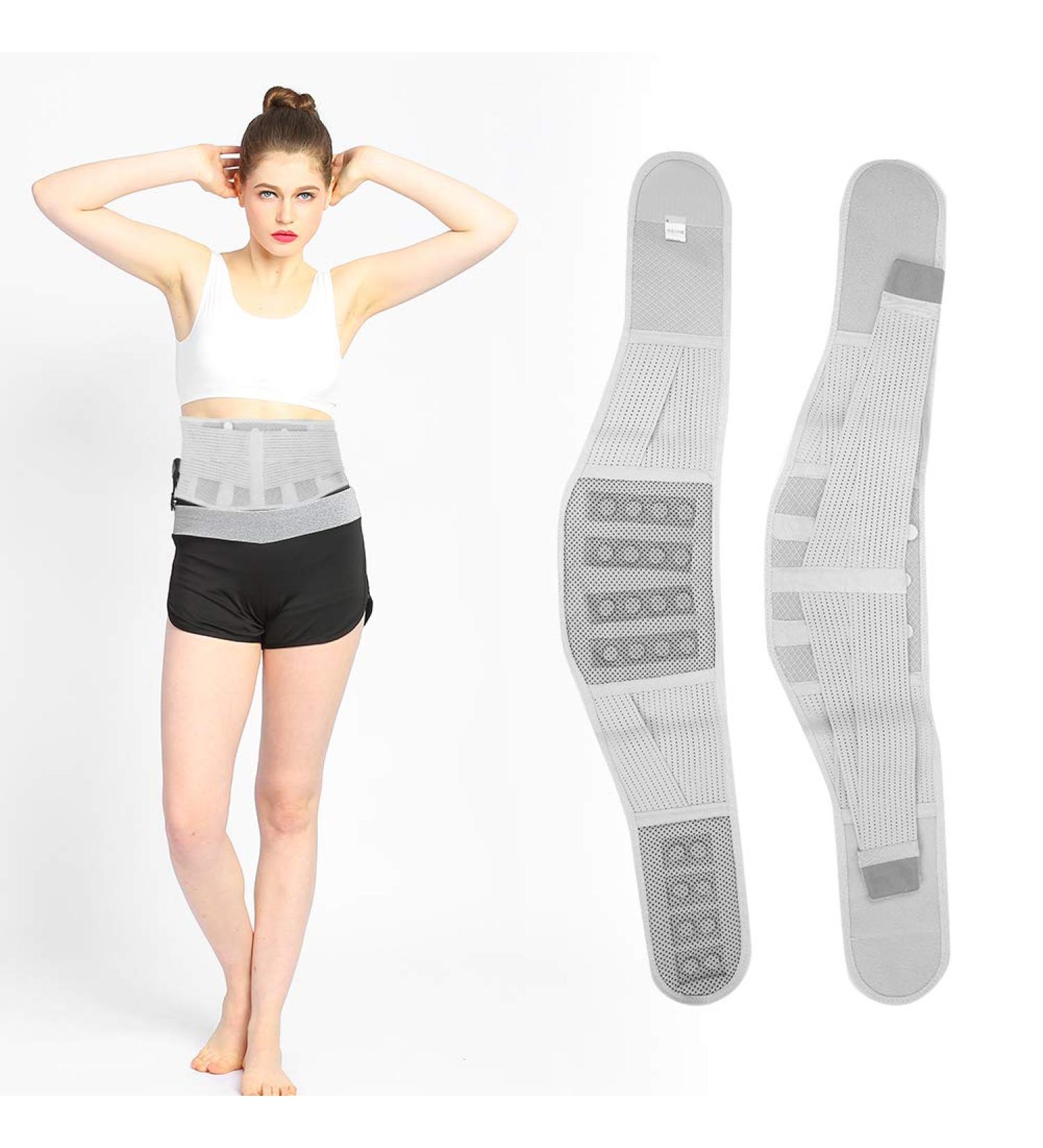 ZJchao Magnetic Lower Back Brace - Adjustable Lumbar Support Belt for Pain Relief & Muscle Prevention - Unisex Breathable Waist Support - Buy Online on GoSupps.com