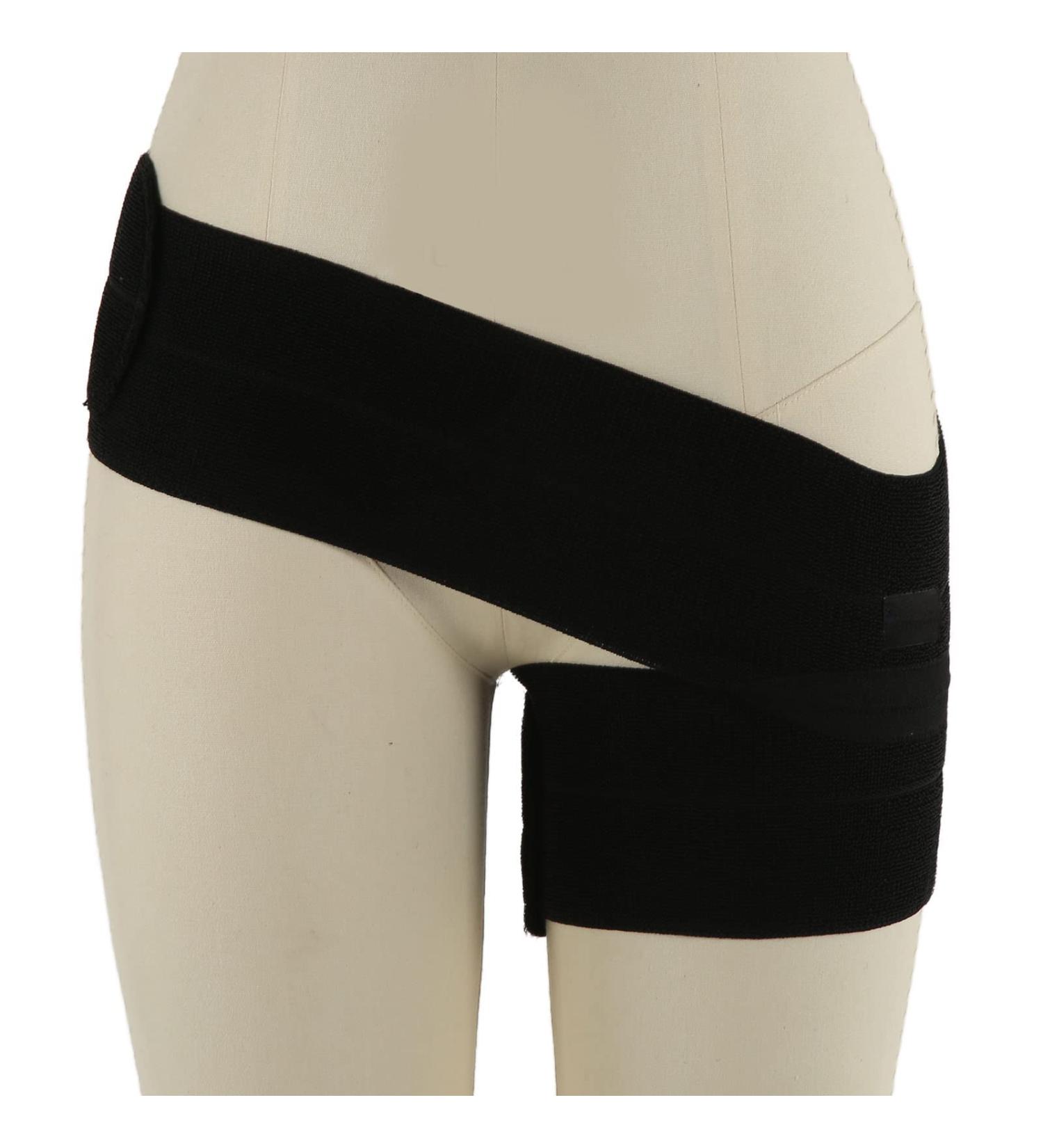 Anggrek Groin Support Brace - Breathable, Close Fit Hip Compression Wrap for Hip Flexor - Adjustable Support for Hip - Size Large - Buy Online on GoSupps.com