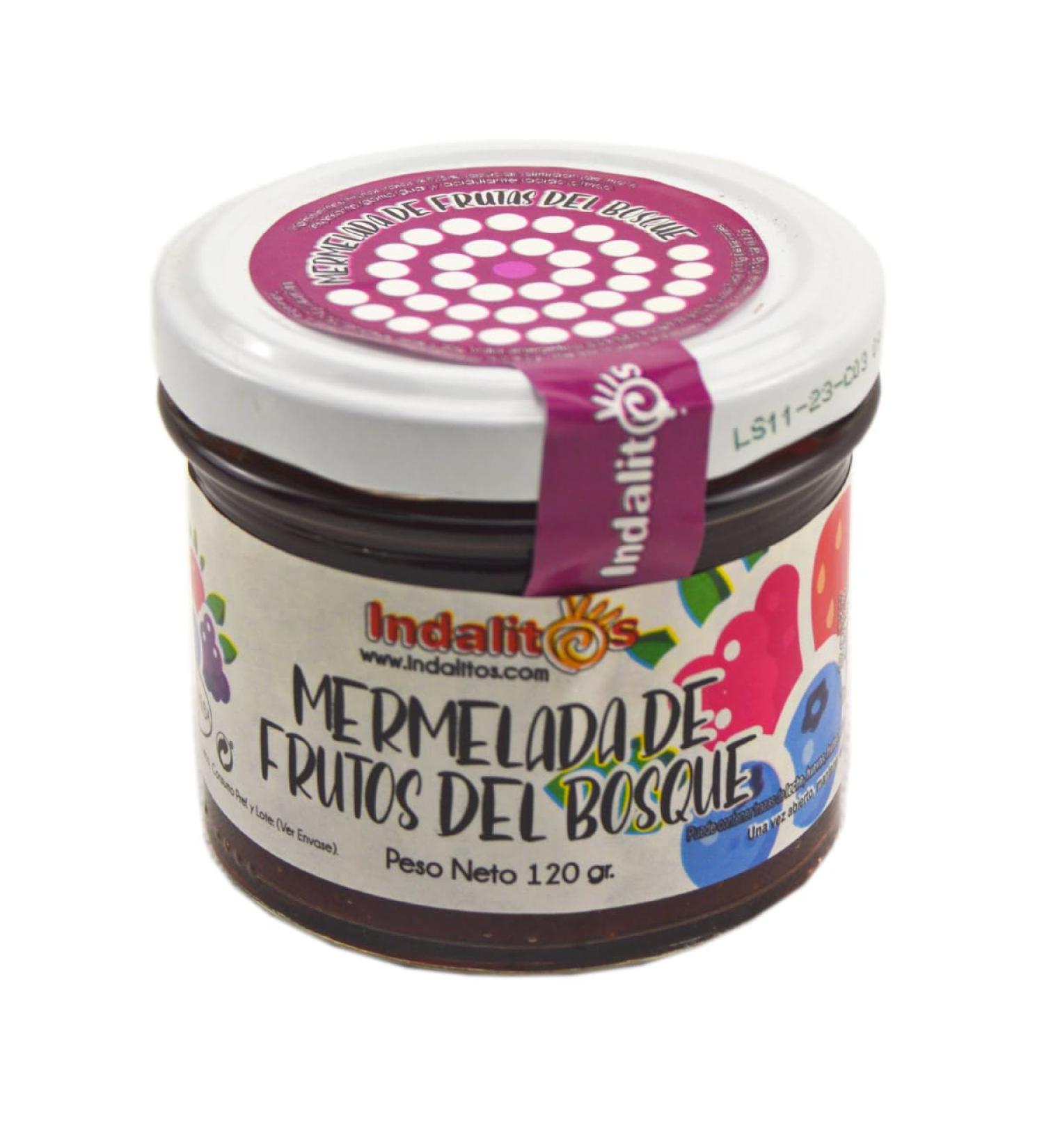 Indalitos - Forest fruit jam - Pack 3 x 120g