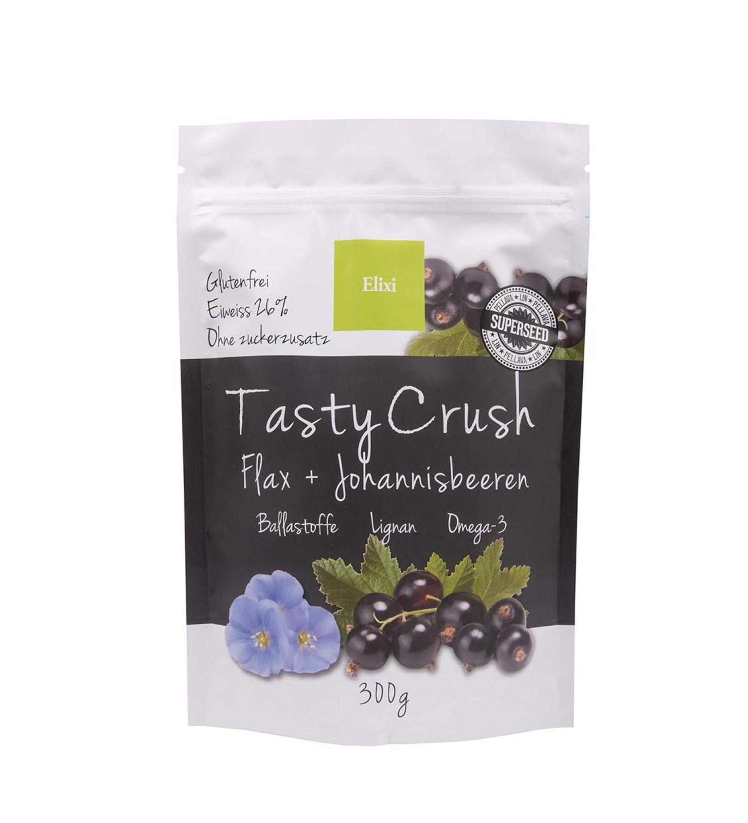 Elixi Linseed & Currant Low Carb Snack 300g - Protein & Omega 3 Boost Natural Fiber Breakfast Meal Tasty Linseed Powder - Buy Online on GoSupps.com