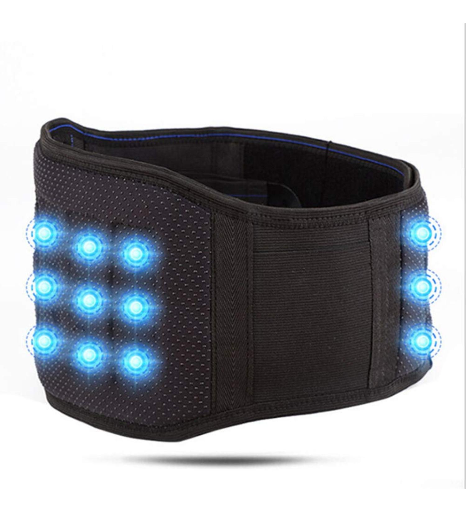 Magnetic Lumbar Support Belt | Self-Heating Waist Belt for Lower Back Pain Relief - Black98 | International Shipping - Buy Online on GoSupps.com