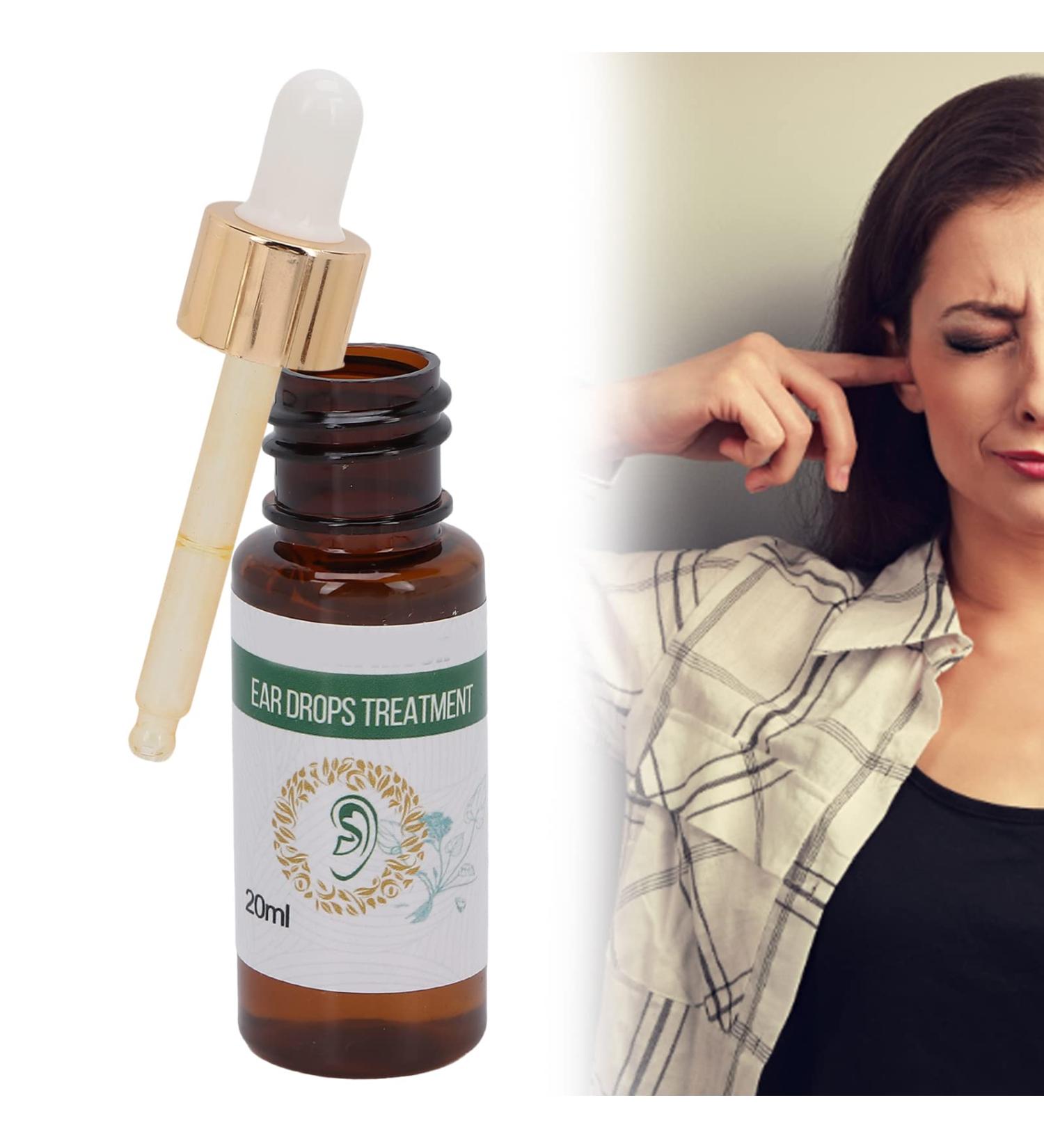 Professional Ear Care Drops for Tinnitus Relief & Itching Pain - 20ml Portable Ear Ringing Drops for Men & Women - Buy Online on GoSupps.com