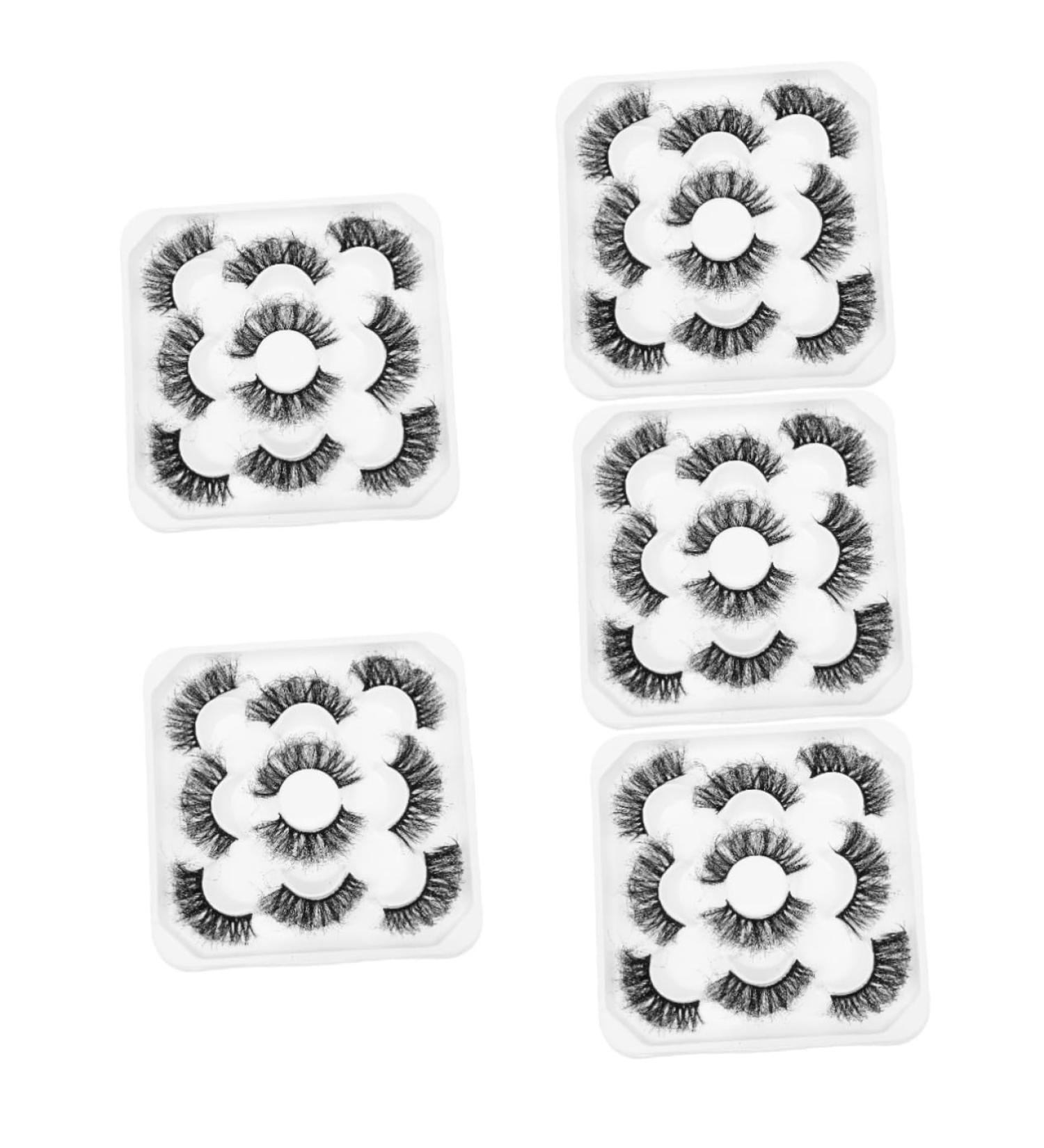 Beavorty 25 Pairs Eyelashes Fake Lashes Natural Cosmetic Fake Lashes Natural Lashes Soft Light Fake Lash 3d Women Fake Eyelash Black Makeup Girls Fake Lash Fiber Lotus Terrace Miss Make up - Buy Online on GoSupps.com