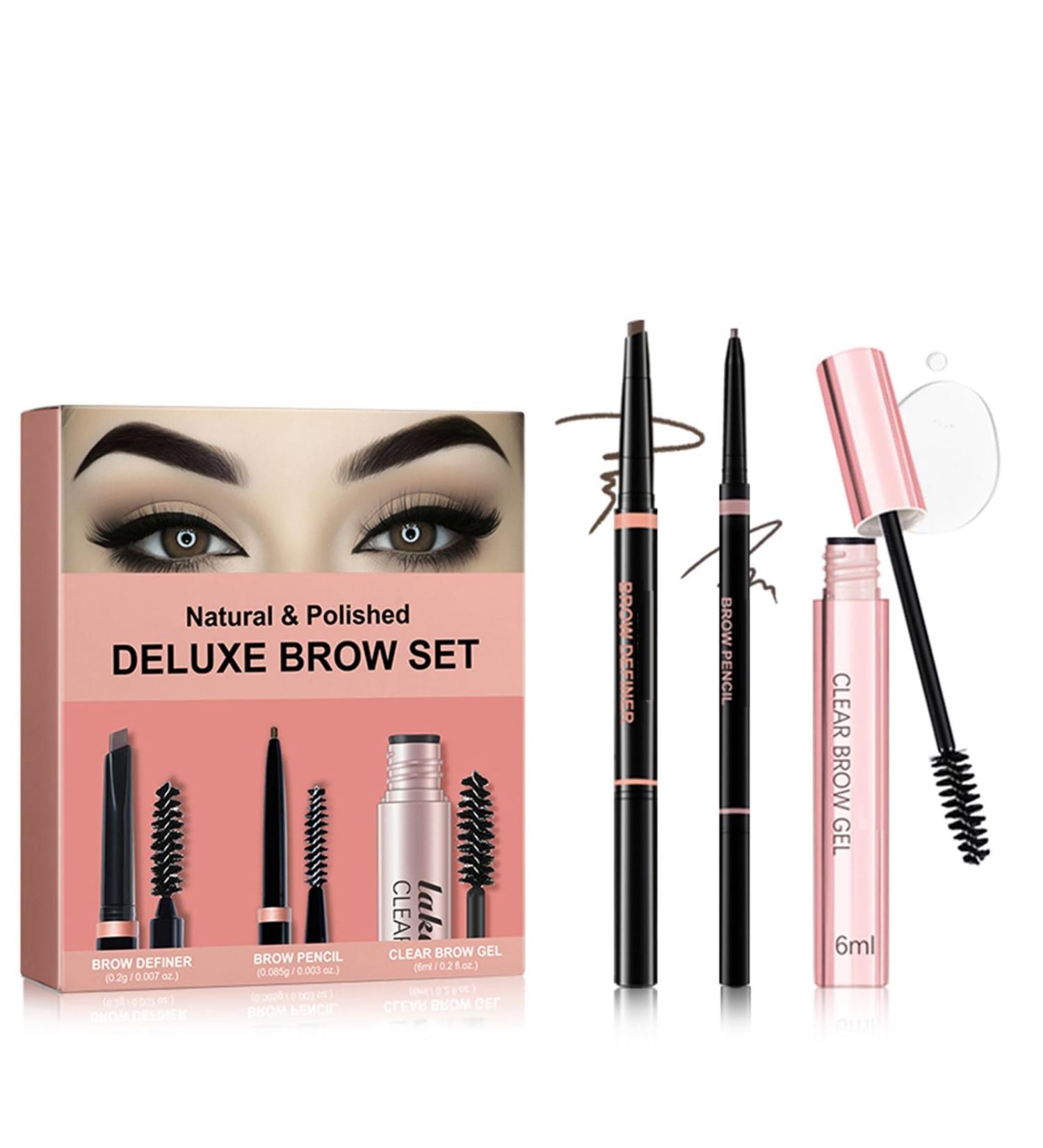  SONGVISON LUXURY BROW KIT - Complete kit for natural to well-defined eyebrows with definer for precise shape pen for seamless filling and clear gel for full hold - Buy Online on GoSupps.com