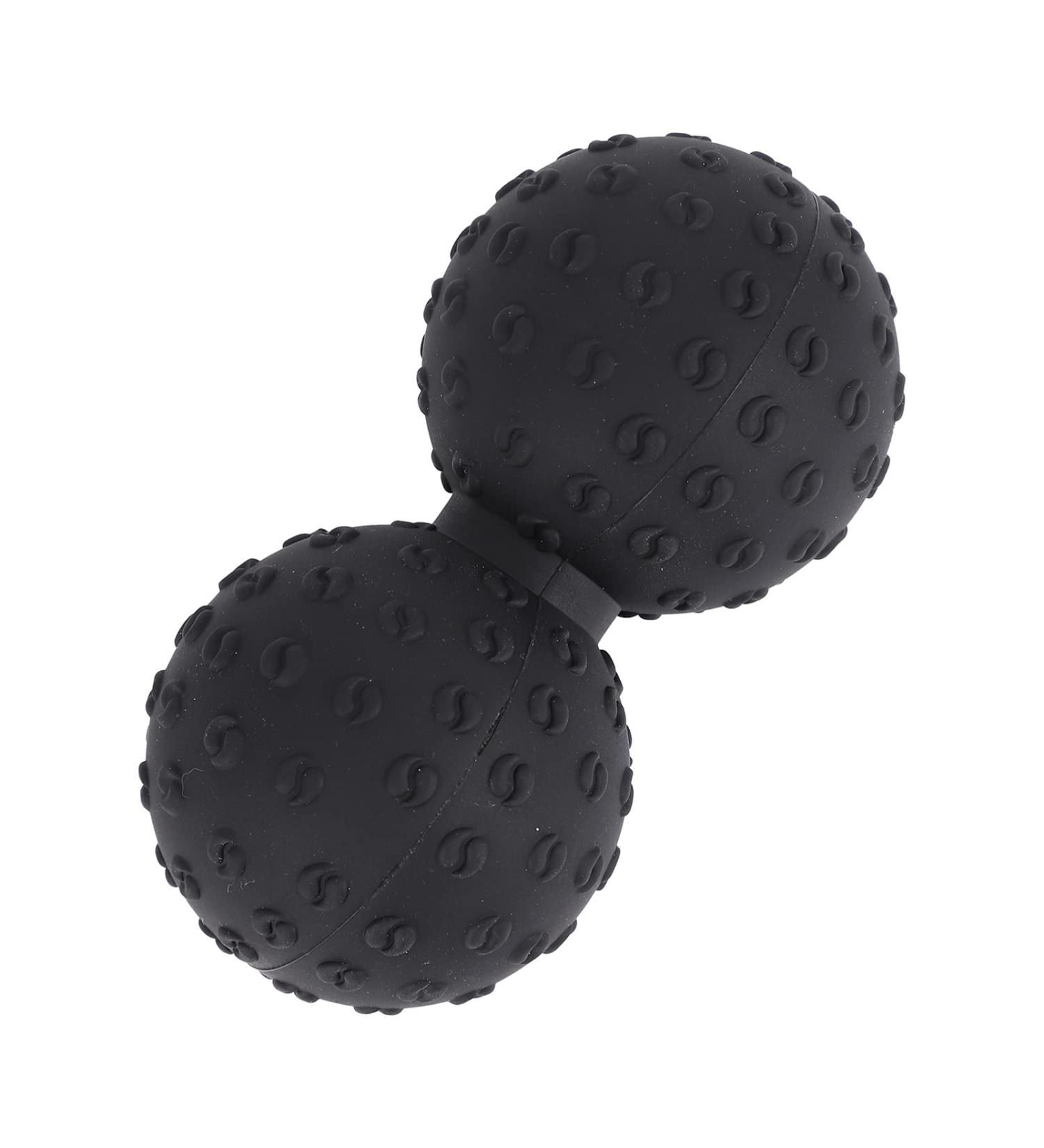 Beaupretty Yoga Massage Ball & Legen Roller - Multi-Use Fitness & Neck Massage Device | Oebernuts Hand & Foot Roller - 12x6.3cm Black - Buy Online on GoSupps.com