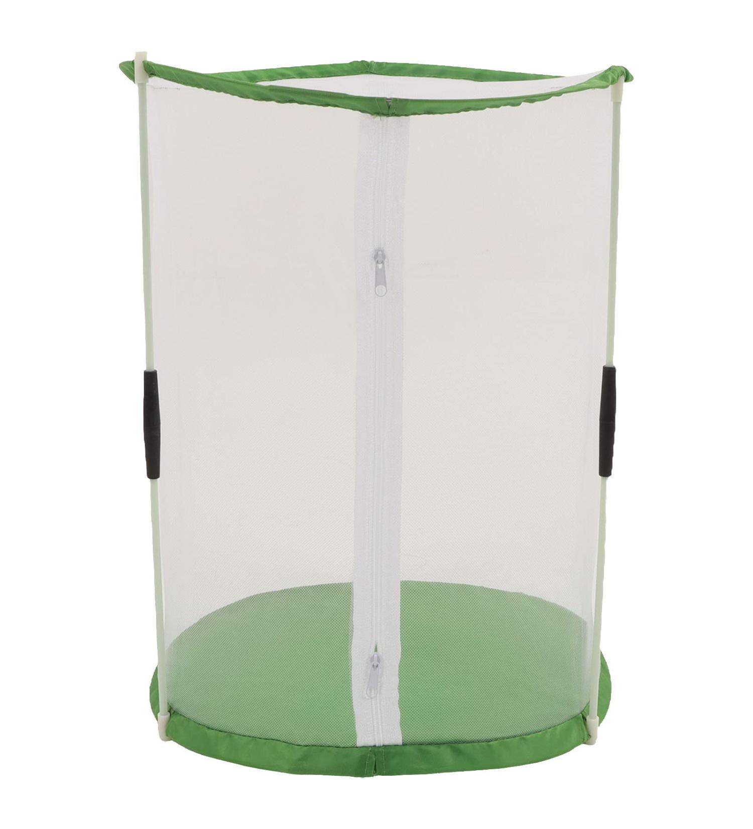 HWGING Butterfly Habitat Insect Cage Double Zipper Insect and Butterfly Life Cage Portable Insect Net 31.5 x 31.5 x 40 cm - Buy Online on GoSupps.com