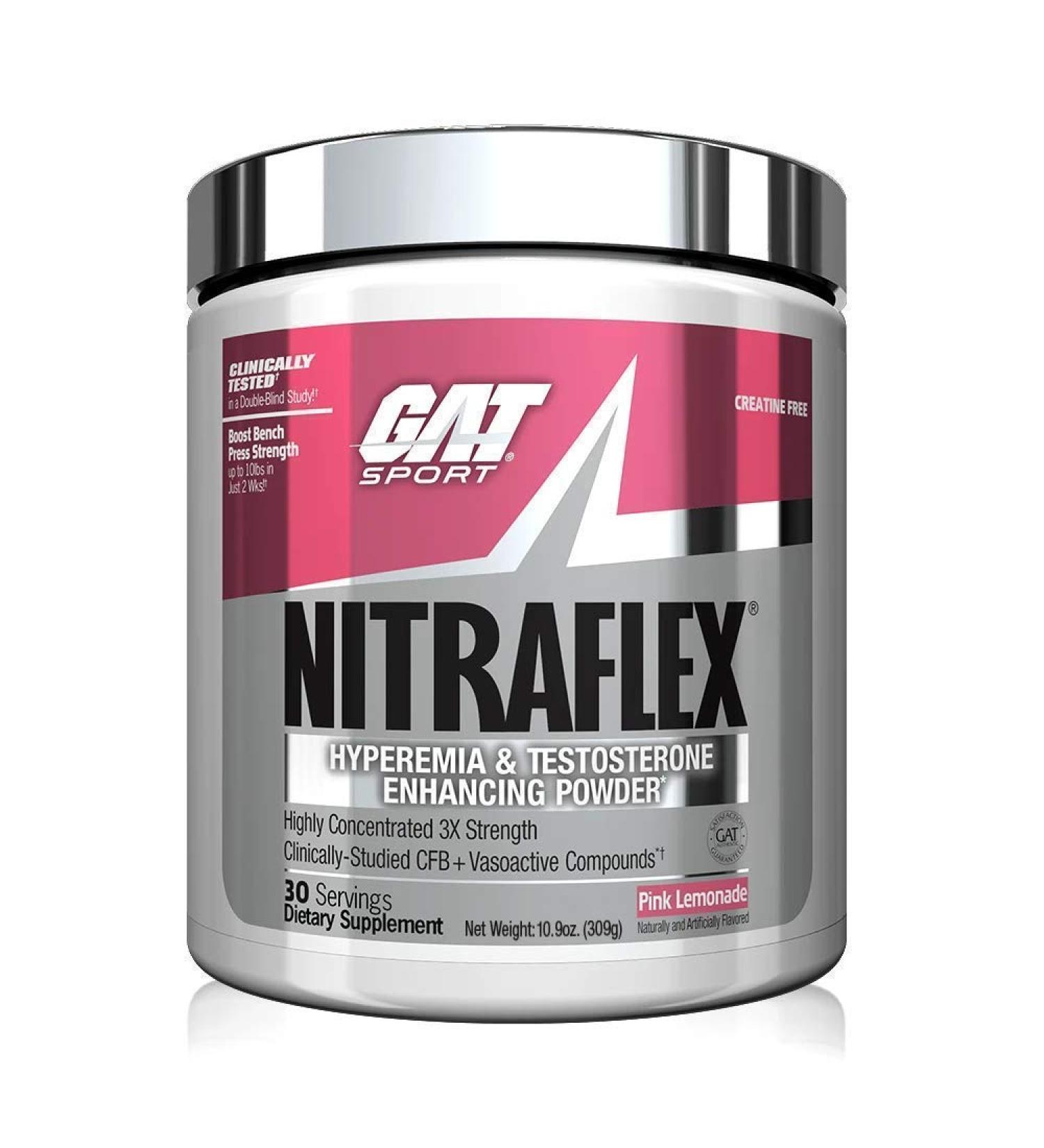 Gat Sport Nitraflex Pre-Workout Pink Lemonade 300gm