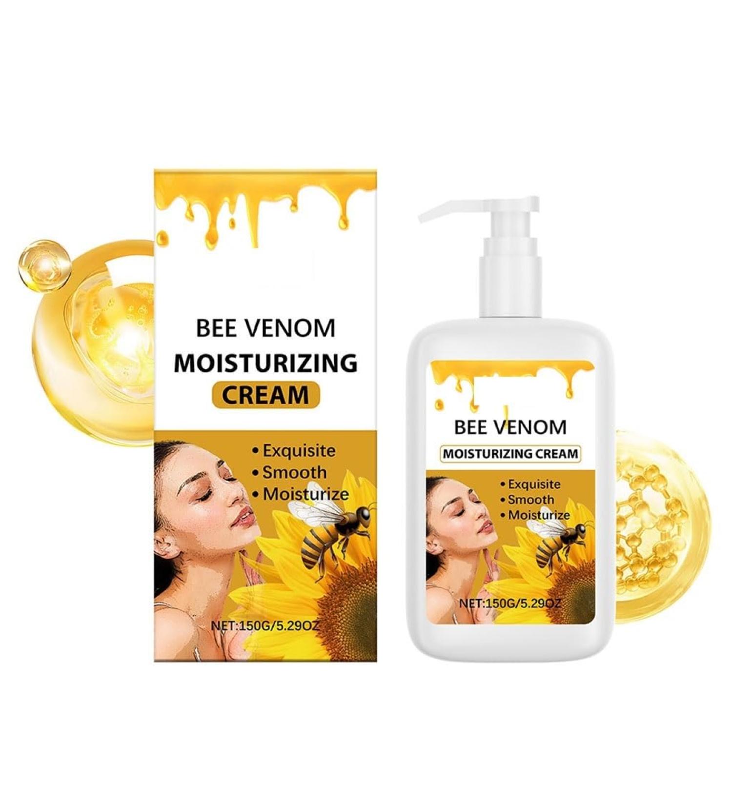 Bee Venom Moisturizing Body Cream - Long-Lasting Hydration Lock Moisture Nourishes Skin Improves Texture(3pcs) - Buy Online on GoSupps.com