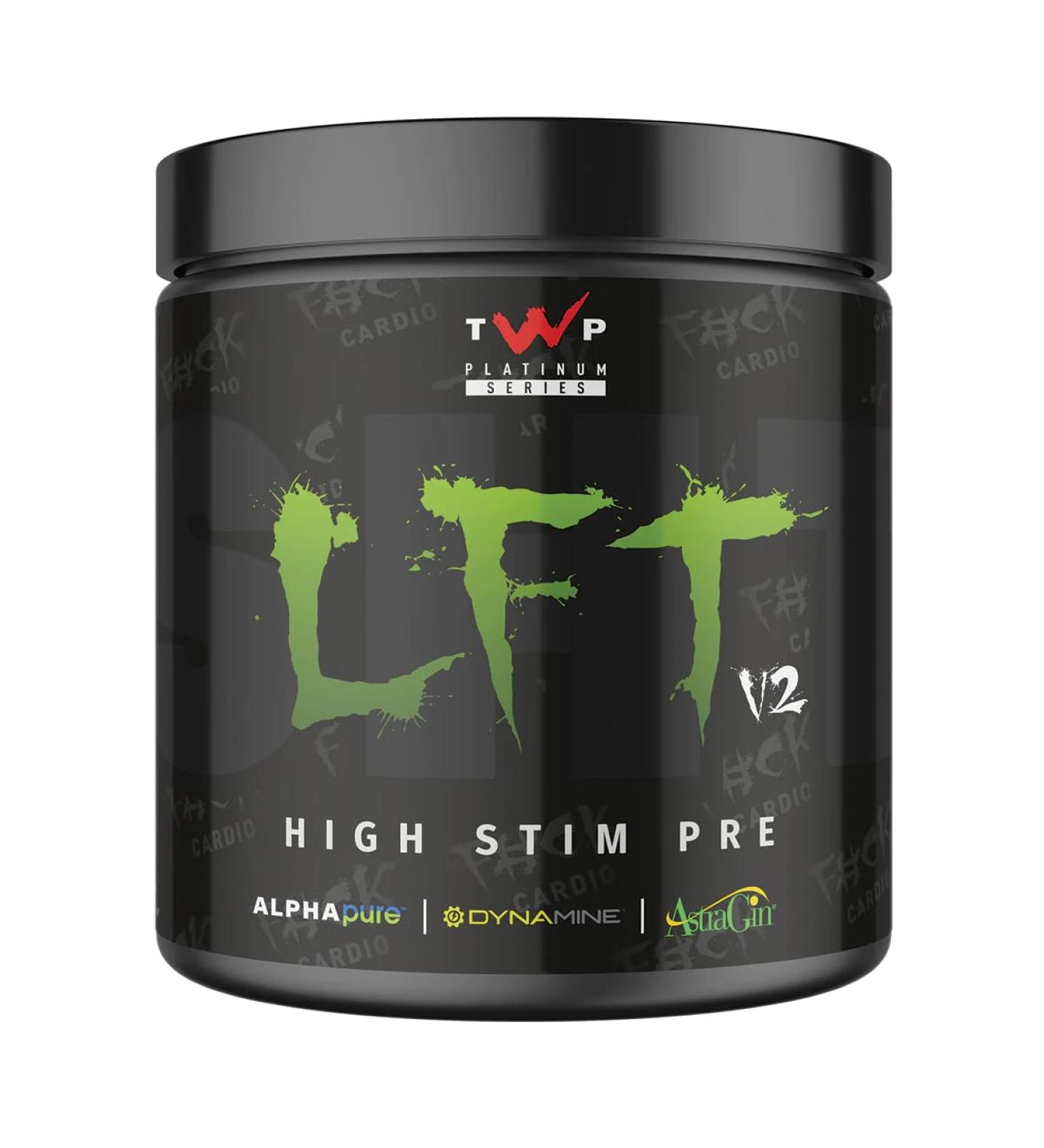 TWP Nutrition Platinum Series LFT V2 High Stim Pre Workout 390g - Bongo Crush Flavor | 30 Servings - Strong Formula | Available in 9 Great Flavors - Buy Online on GoSupps.com