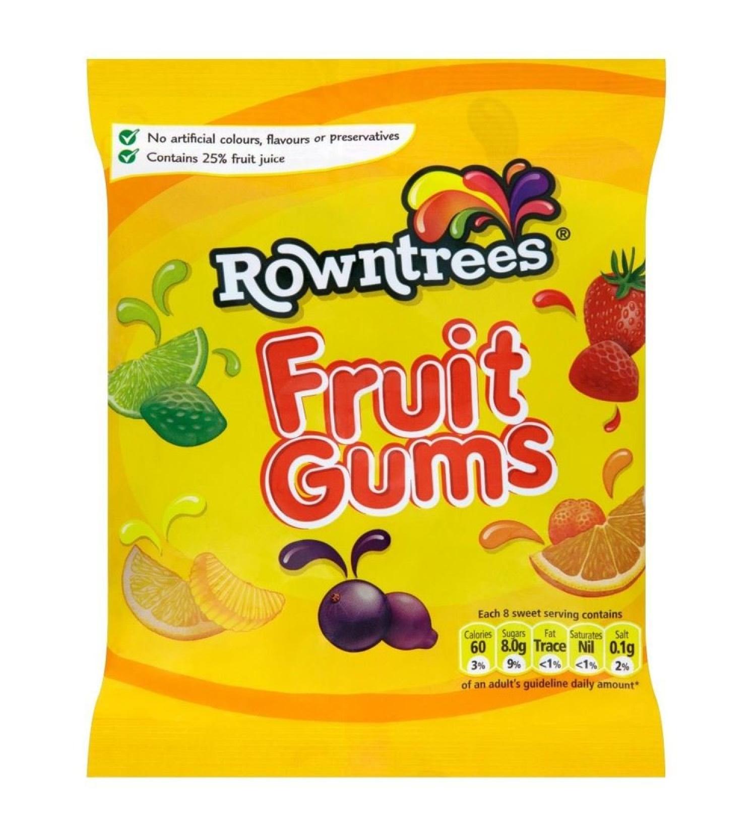 Fruit gommes de Rowntree (de 170g) - Paquet de 6