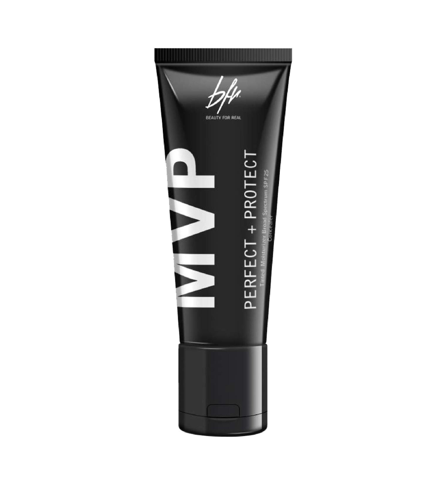 Beauty For Real MVP Tinted Moisturizer & Concealer Deep 1 - Also Acts as a Primer SPF 25 Sunscreen & Complexion Perfector - Anti-Aging Hydration & Coverage - 1.5 fl oz - Buy Online on GoSupps.com