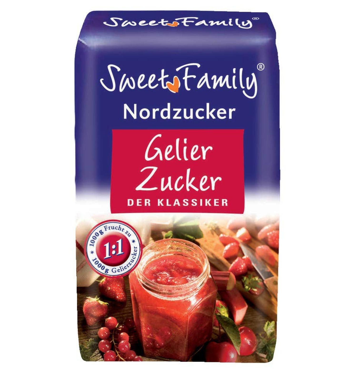 Sweet Family Gelling Sugar 1:1 - 1000G | Perfect for Jams & Jellies | International Shipping - Buy Online on GoSupps.com