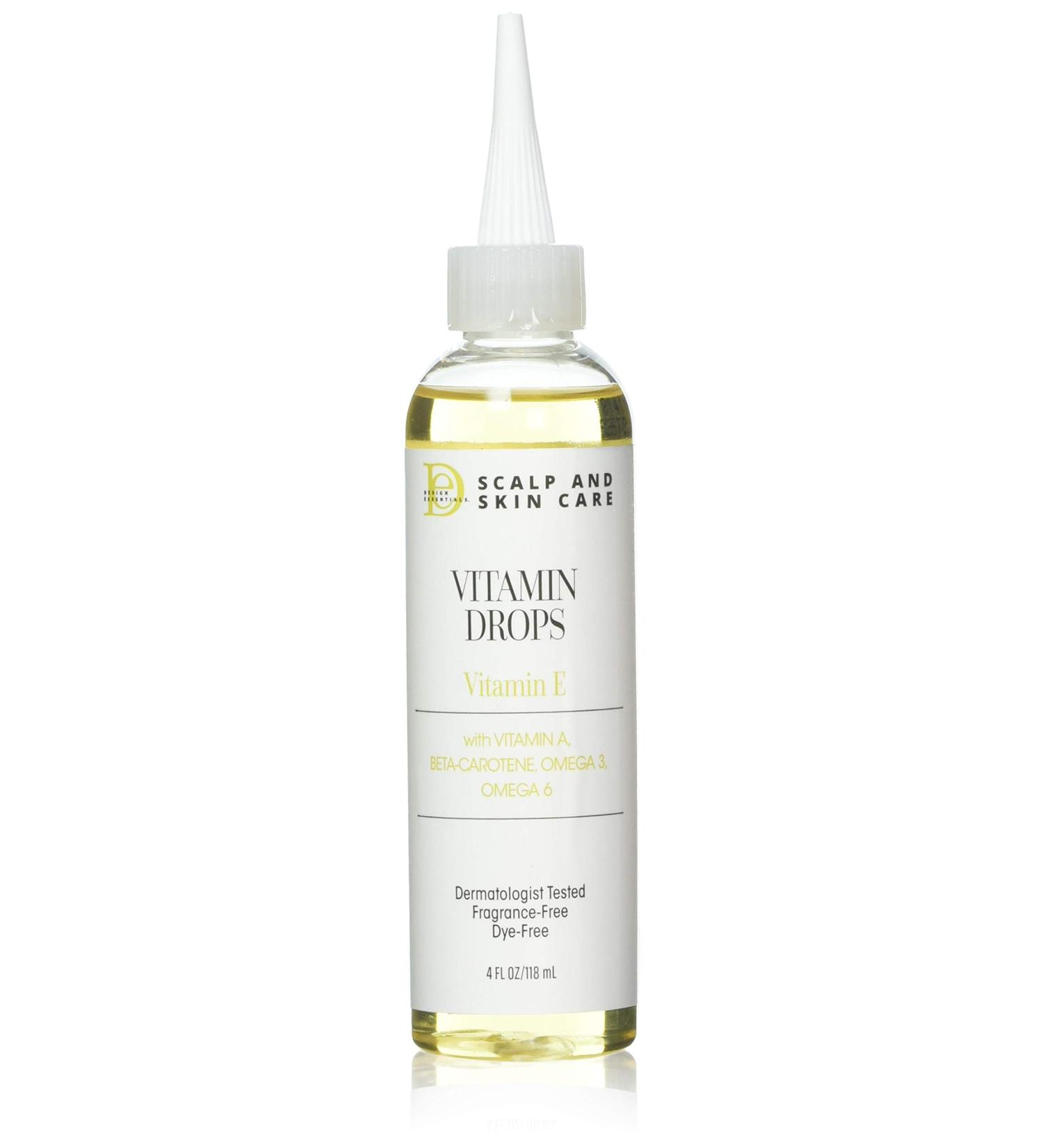 Design Essential Skin & Scalp Vitamin Drops - Nourishing Hair Health - Buy Online on GoSupps.com