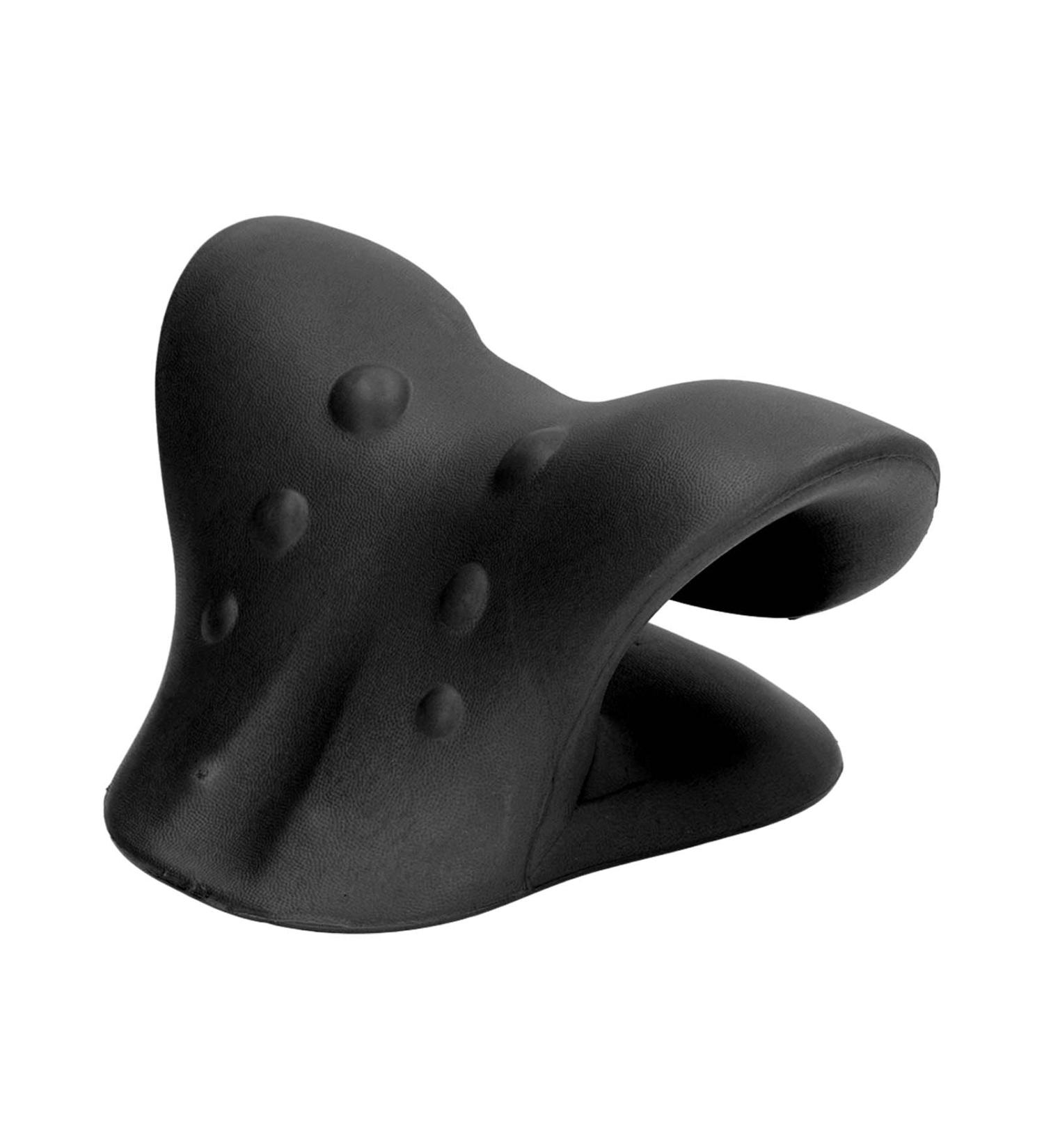 Neck Shoulder Relaxer Cervical Traction Device Arch Shaped Support Muscle Relaxing Ergonomic for Daily Use (Black) - Buy Online on GoSupps.com