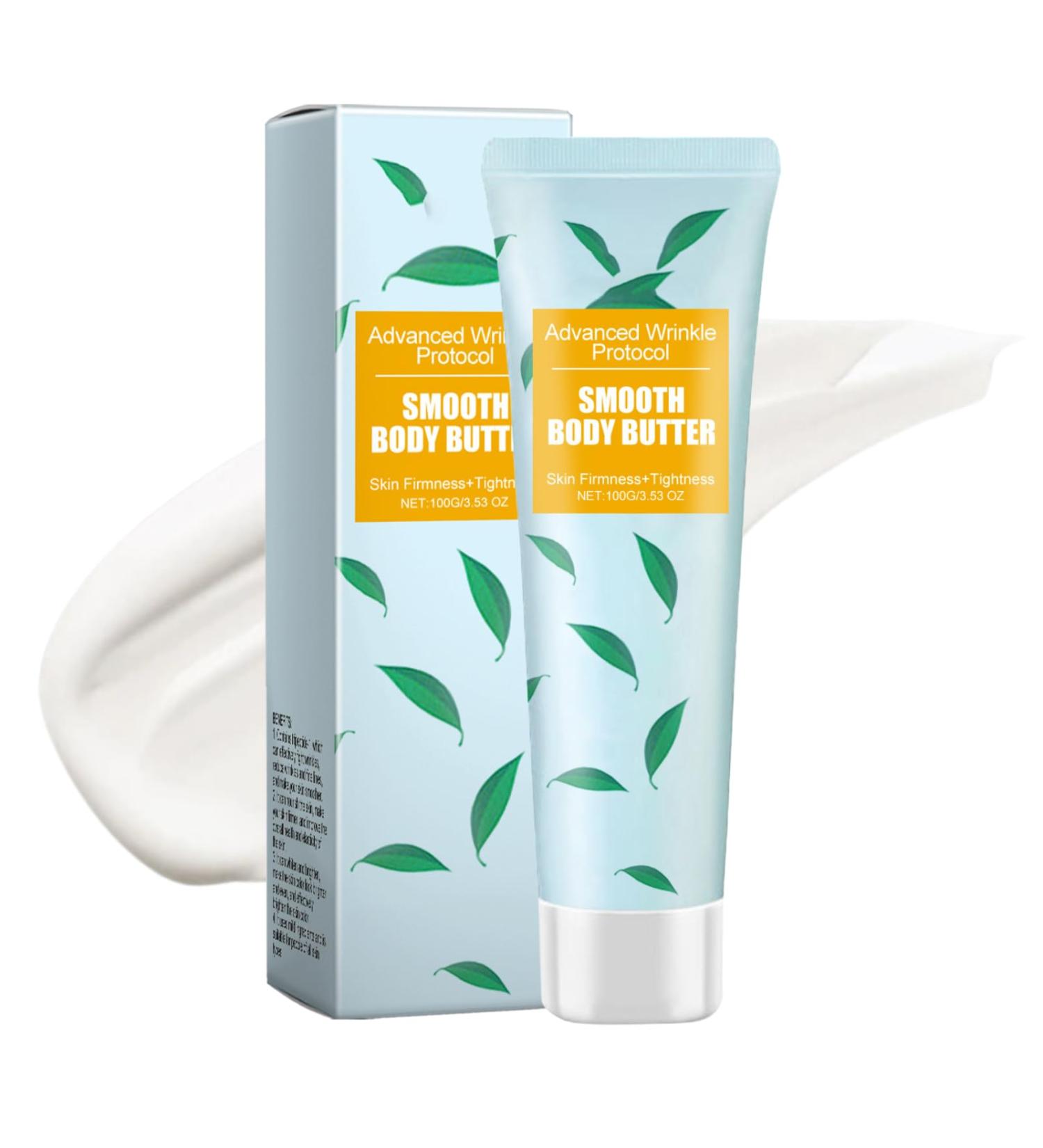 Smooth Body Butter - Body Moisturiser - Body Butter for Women - Anti-wrinkle Body Cream - Firming Body Lotion for Dry Skin - Skin Whitening &Brightening - Buy Online on GoSupps.com