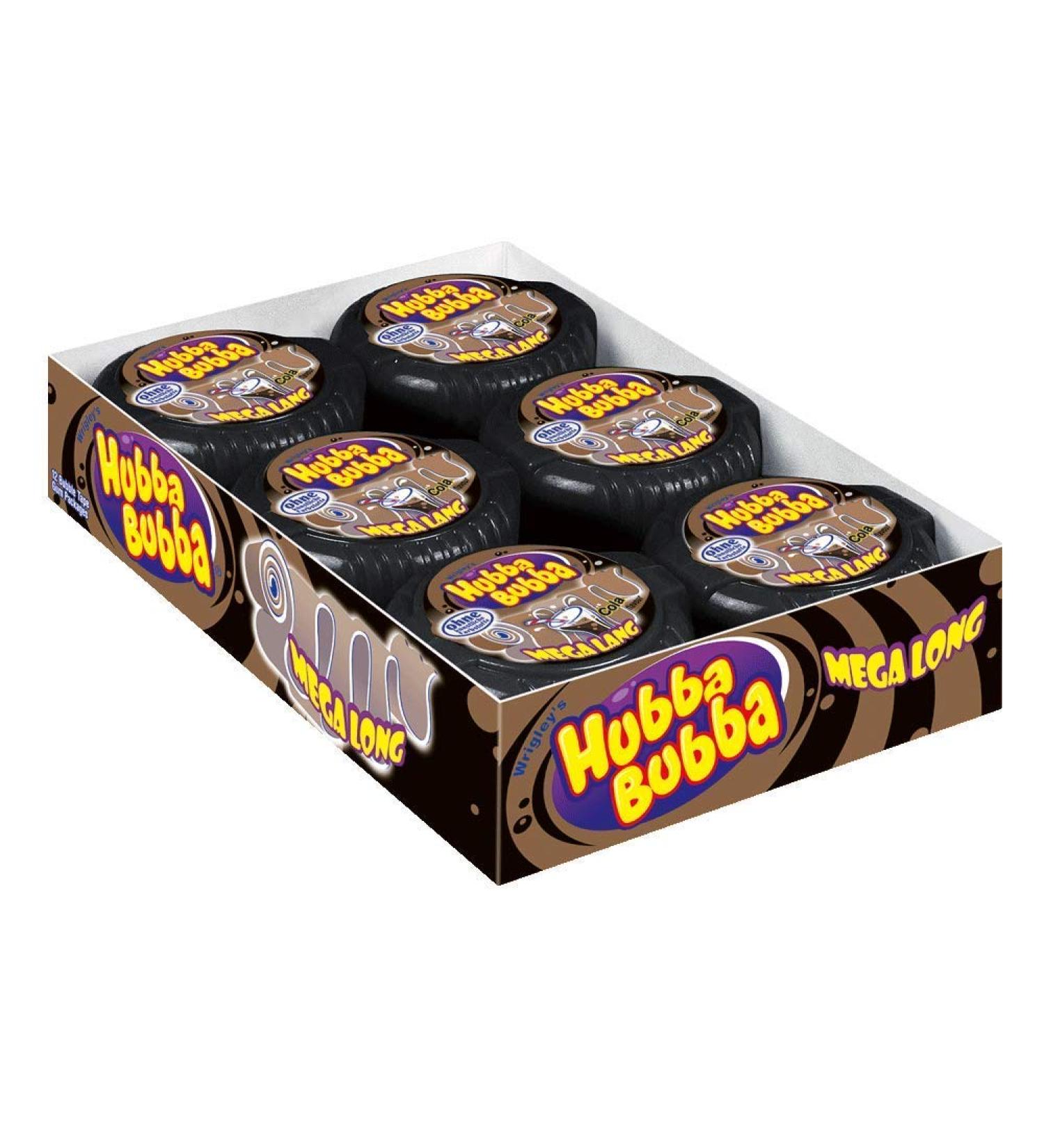 Buy Hubba Bubba Chewing Gum Tape Cola - Mega Long Roll 12 Packs (12 x 56g) | International Shipping Available - Buy Online on GoSupps.com