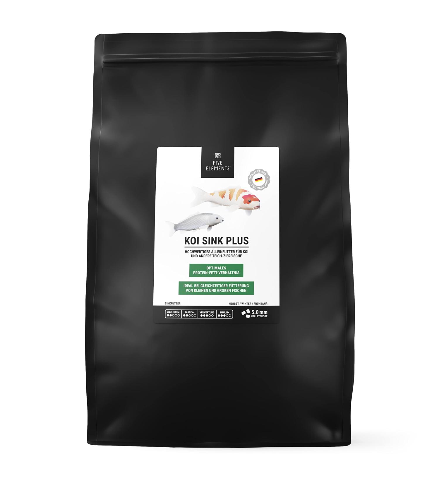 Five Elements Koi Sink Plus - 6.0 kg | Premium Spring Koi Feed | High-Quality Ingredients for Healthy Koi - Buy Online on GoSupps.com