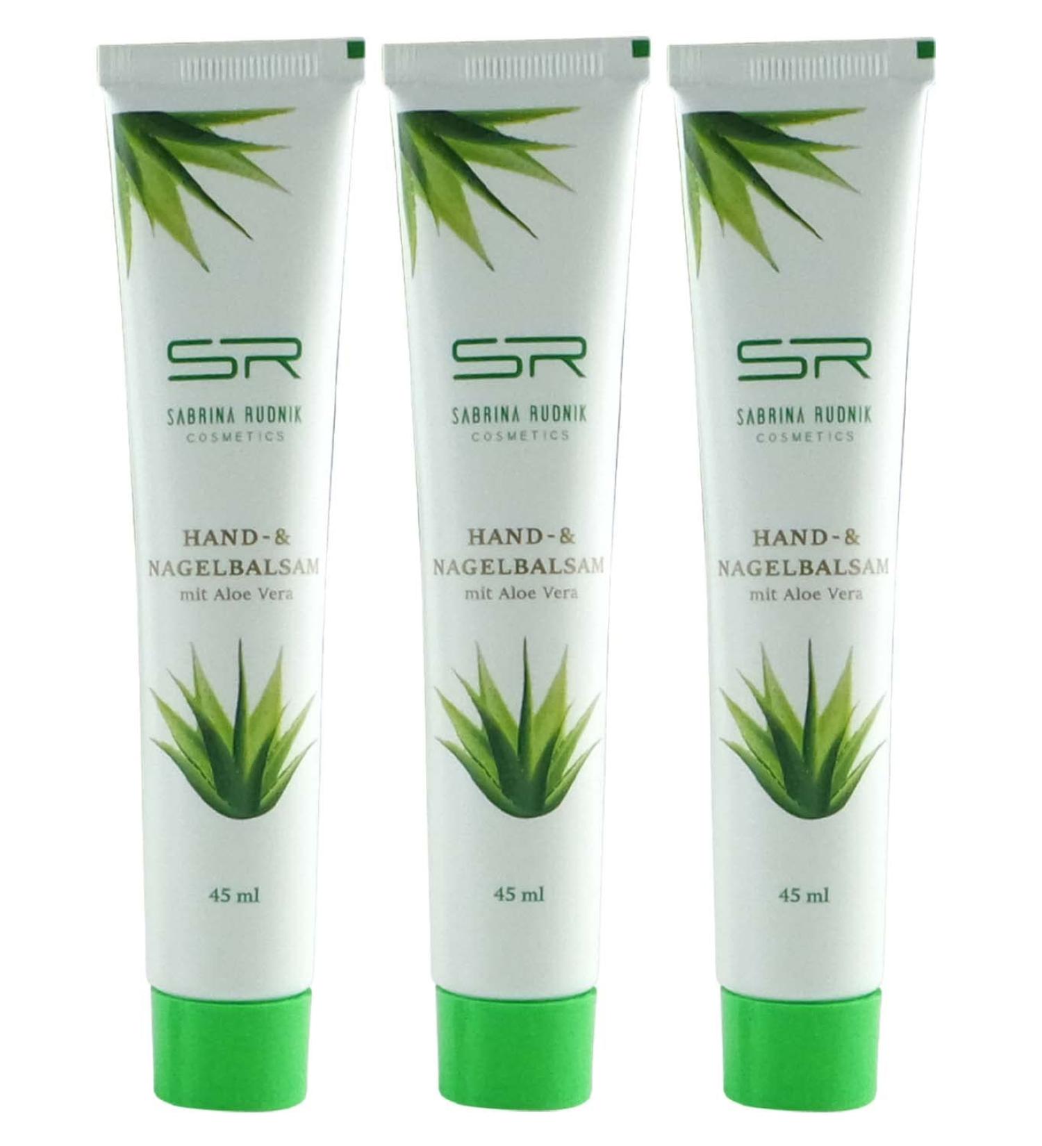 Sabrina Rudnik Hand and Nail Balm 45ml | Aloe Vera Notepad Set | International Shipping - Buy Online on GoSupps.com