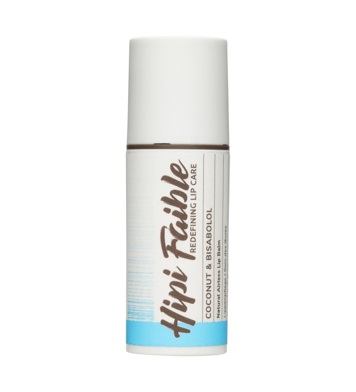 Hipi Faible Coconut & Bisabolol Lip Balm | 100% Natural Cosmetic Lip Care - Made in Germany - 6 ml Pump Dispenser - Buy Online on GoSupps.com