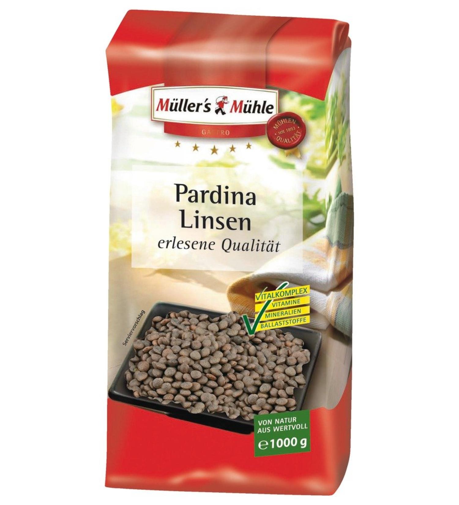 M llers M hle Pardina Linsen 1000g - Premium Quality Lentils for International Shipping | Buy Online - Buy Online on GoSupps.com