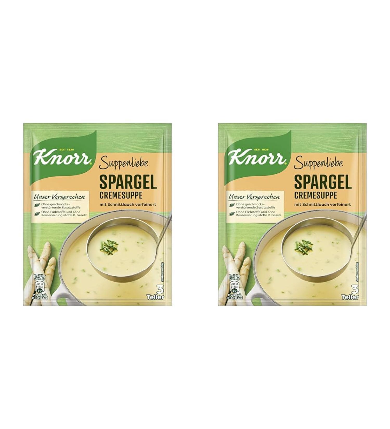 Buy Knorr Asparagus Cream Soup - 1 x 750 ml (Pack of 2) | International Shipping Available - Buy Online on GoSupps.com